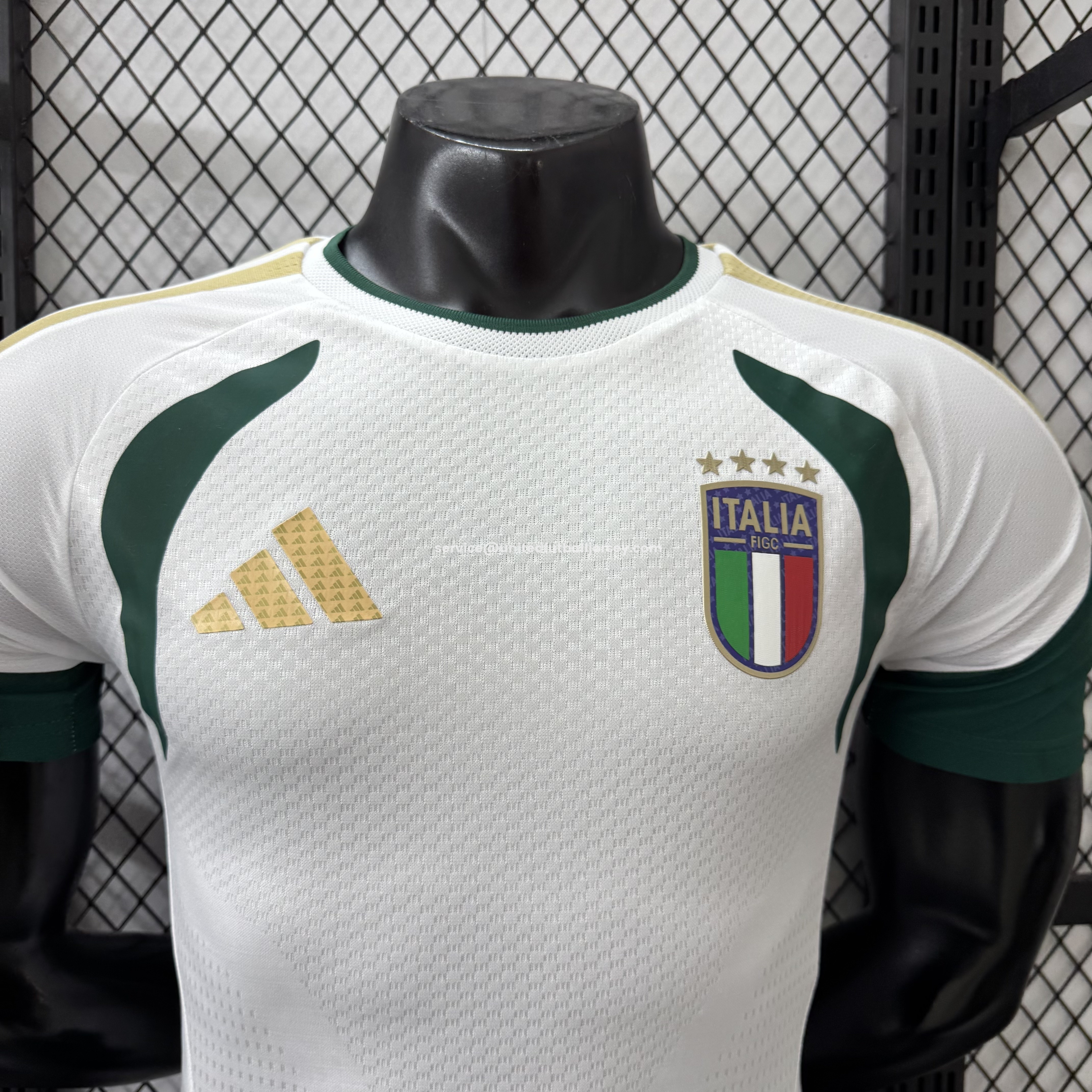 Italy 2026 White Pre-Match Training Jersey - Player Version - UnitedFutballJersey