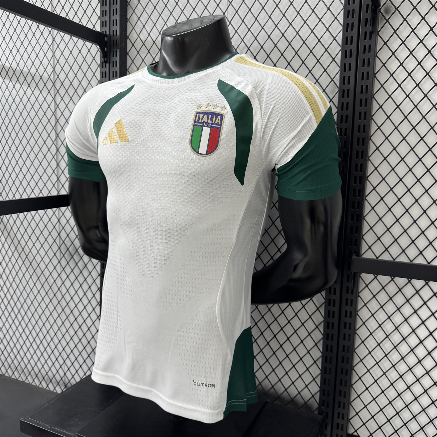 Italy 2026 White Pre-Match Training Jersey - Player Version - UnitedFutballJersey