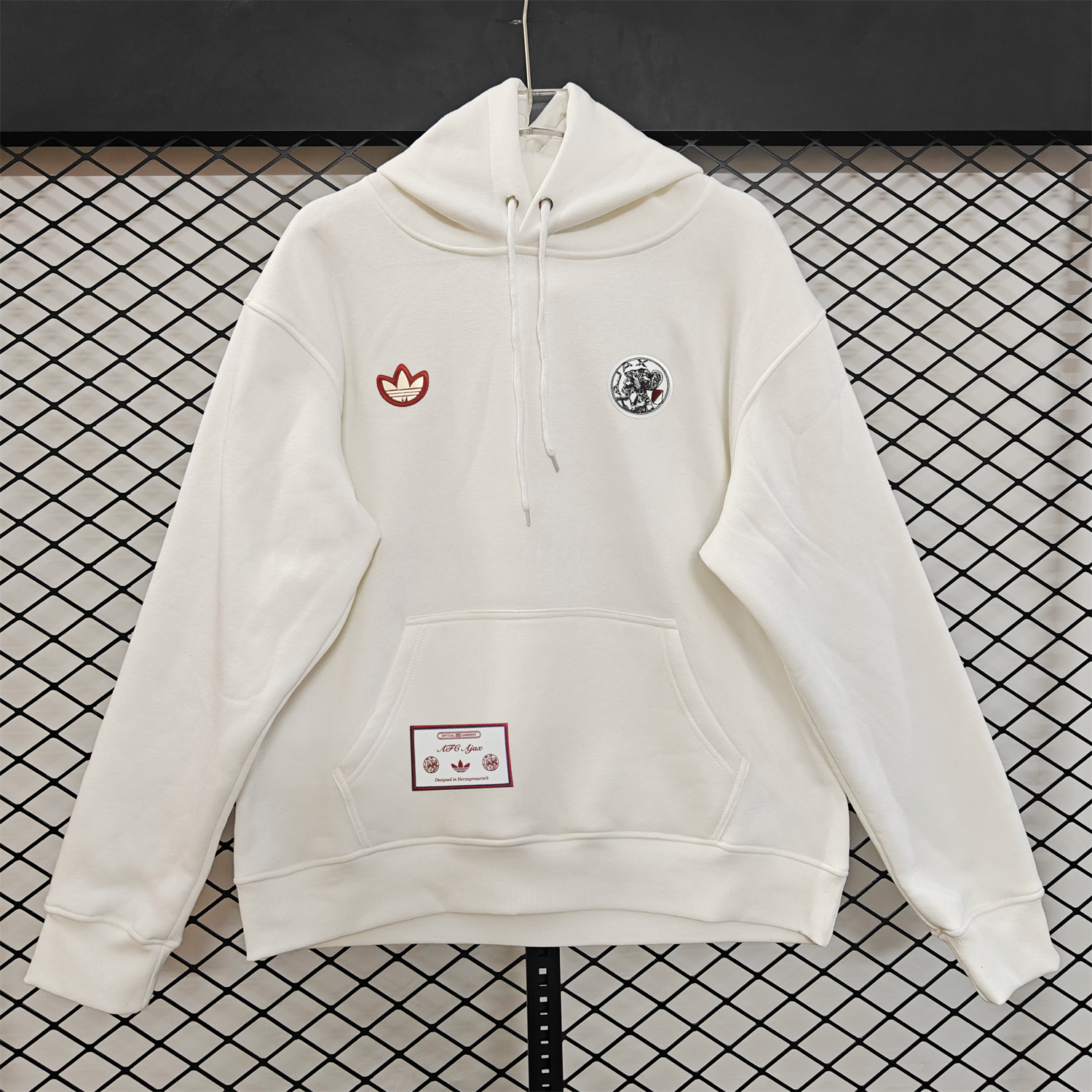 Ajax 25-26 Originals Terrace Icon Unisex Pullover Hoodie - UnitedFutballJersey