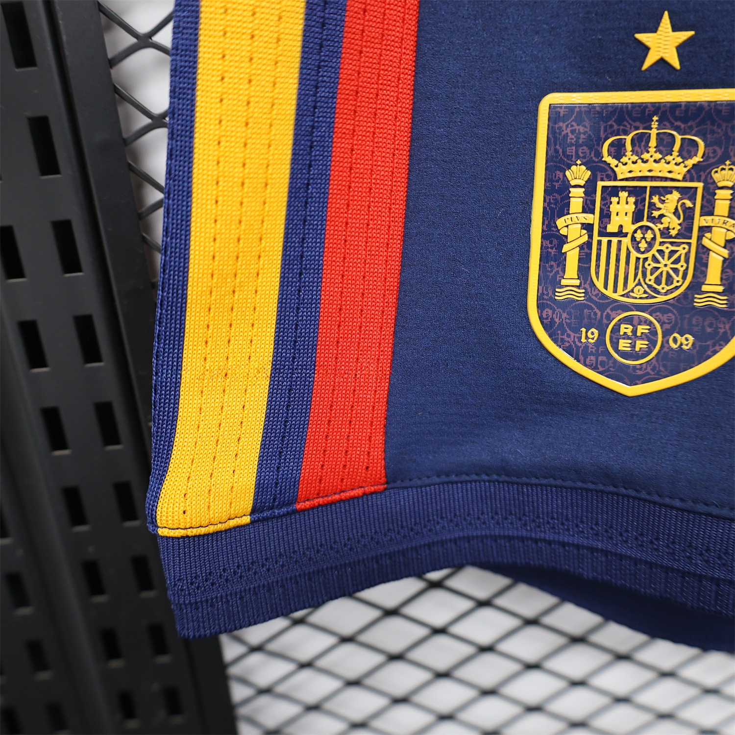 Spain 2026 Home Dark Blue Shorts - Player Version - UnitedFutballJersey