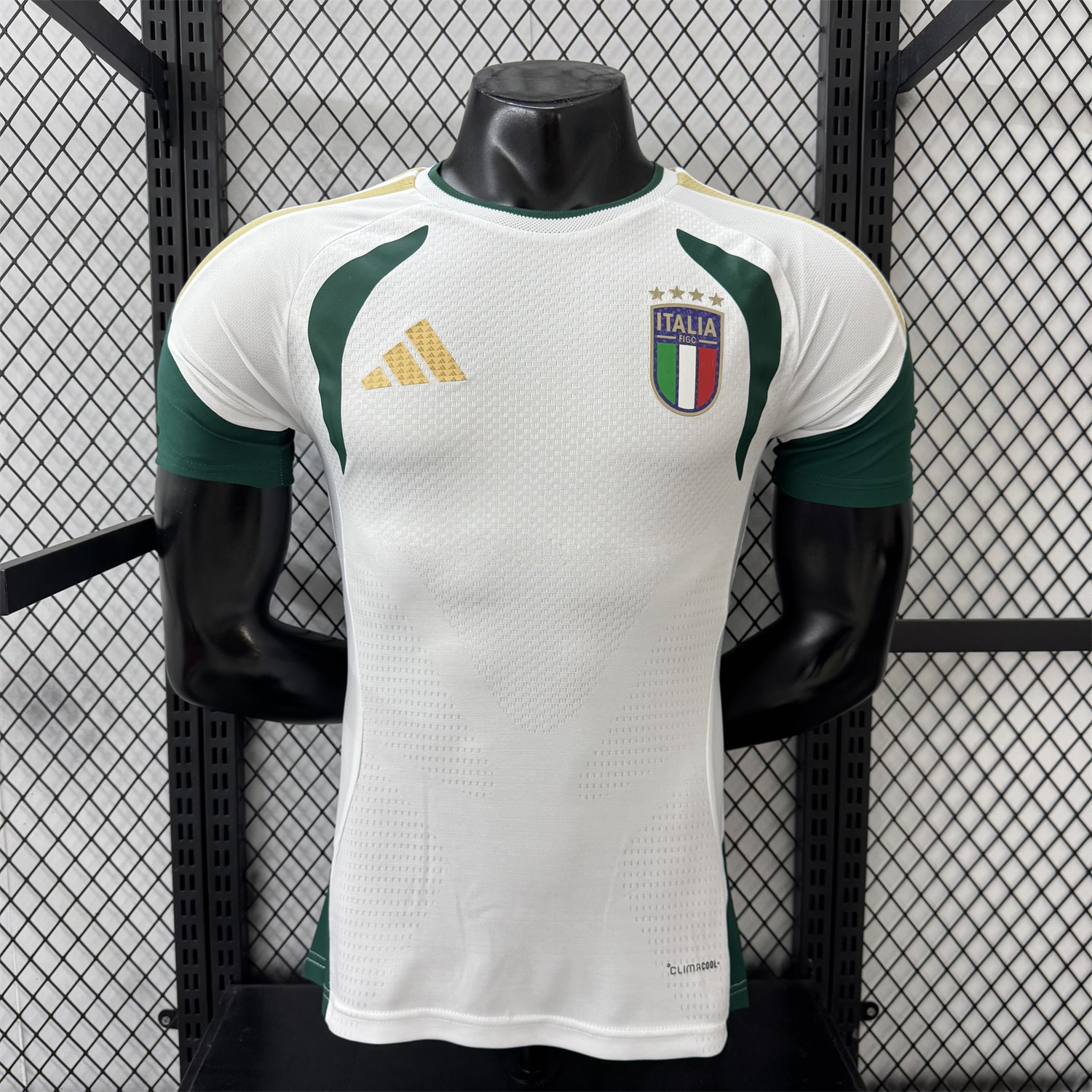 Italy 2026 White Pre-Match Training Jersey - Player Version - UnitedFutballJersey
