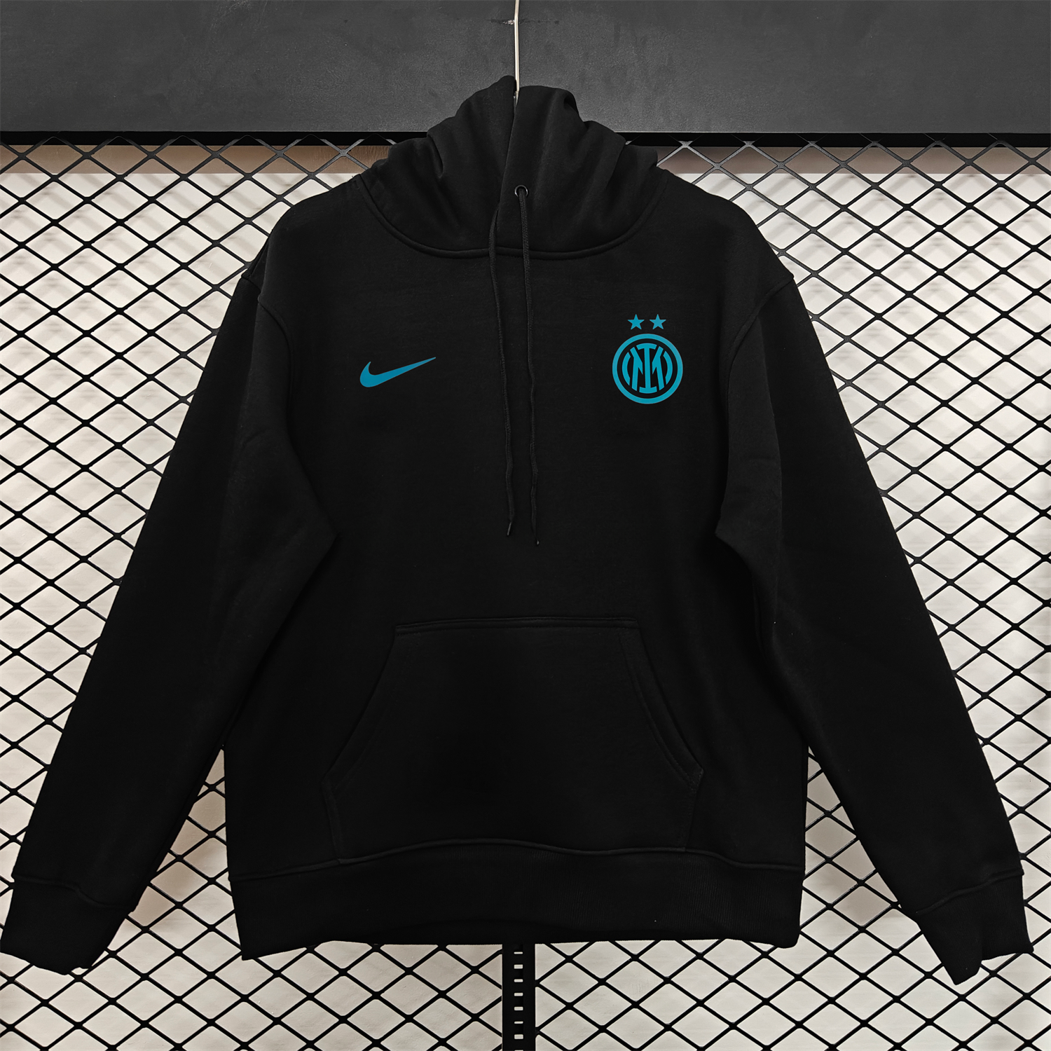 Inter Milan 25-26 Third Blue Icon Unisex Pullover Hoodie - UnitedFutballJersey