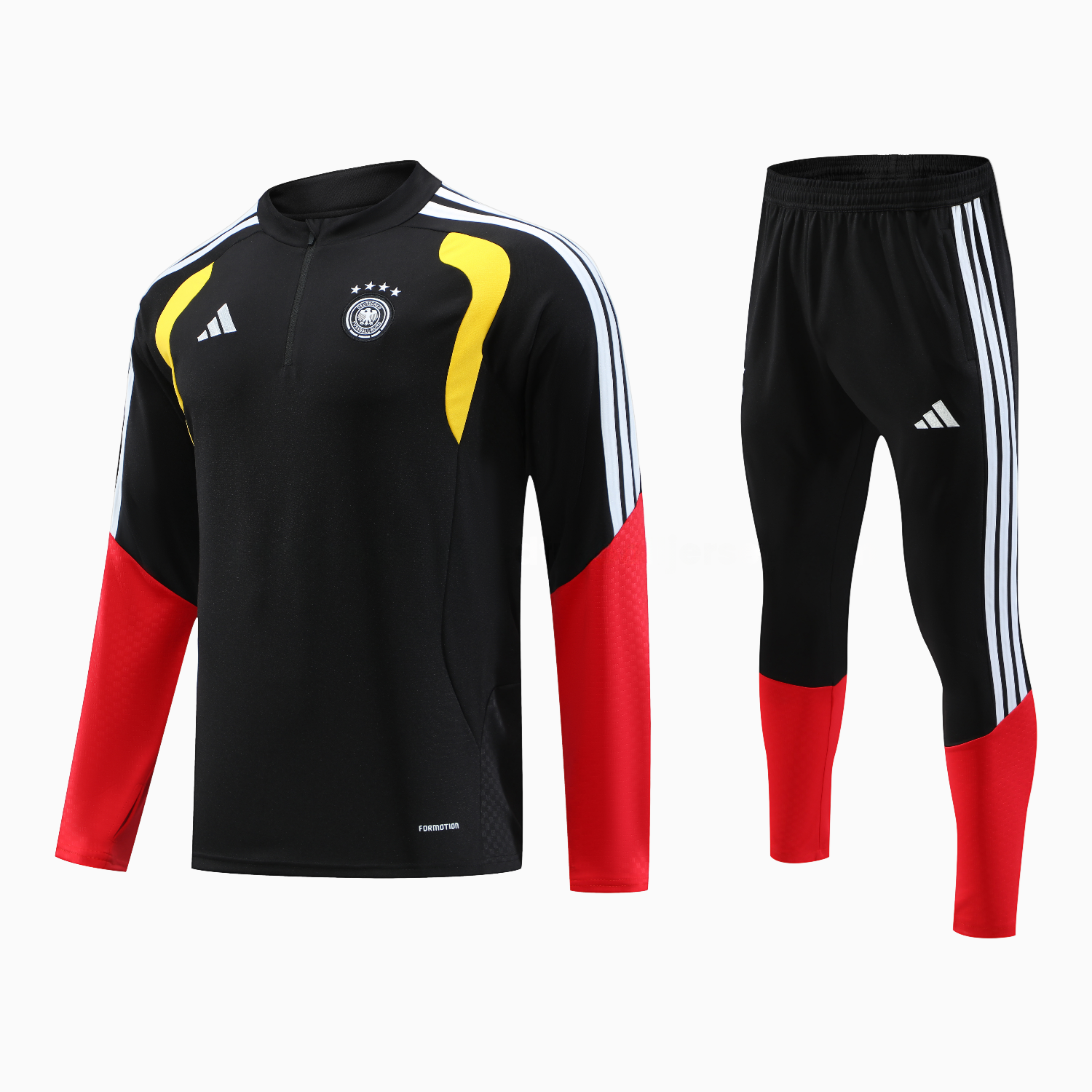 Germany 2026 Long Sleeve Training Set - Black Top & Pants - UnitedFutballJersey