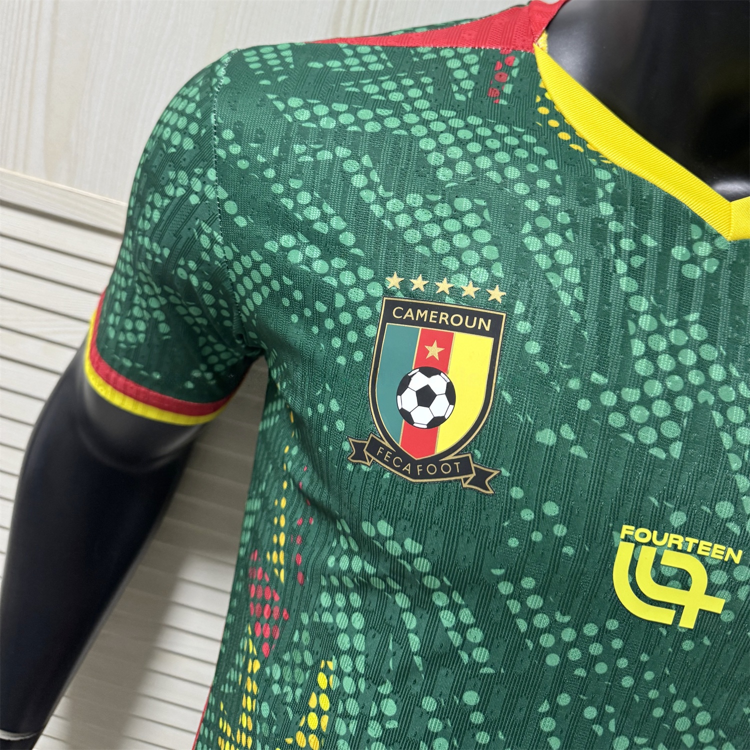 Cameroon 2026 Home Green Jersey - Player Version - UnitedFutballJersey