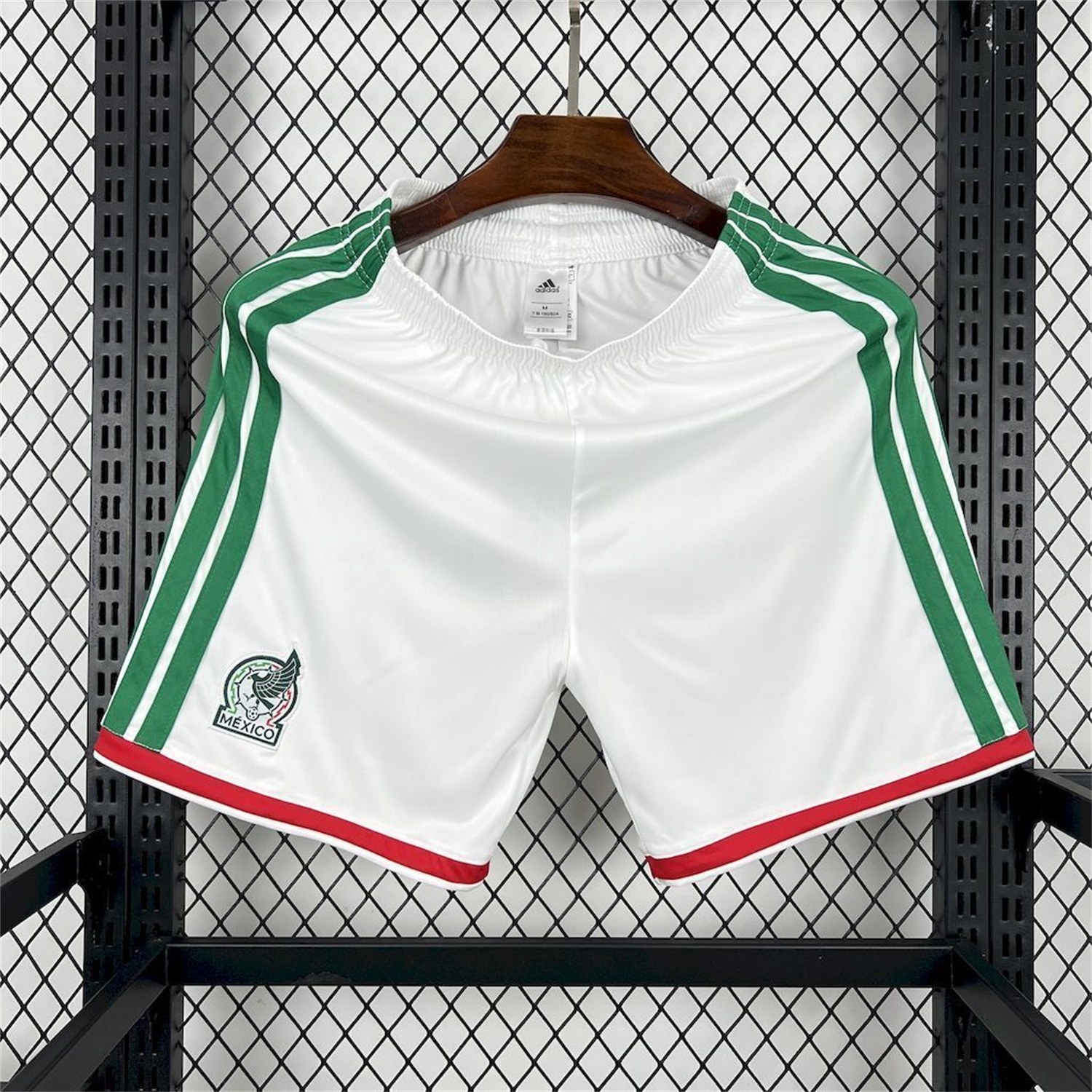 Mexico 2026 Home White Shorts - Fans Version - UnitedFutballJersey