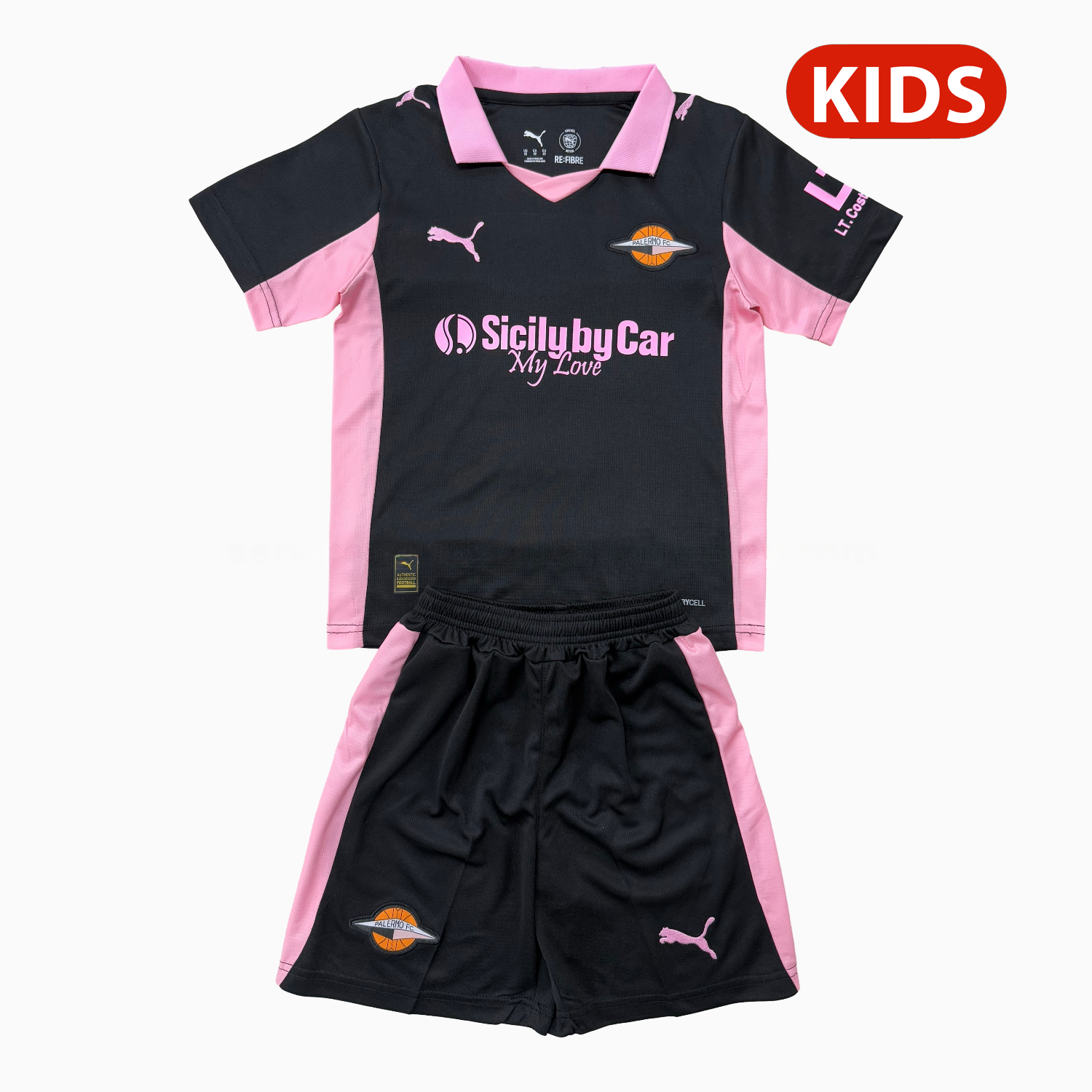 Palermo 25-26 Away Kids Kit - UnitedFutballJersey