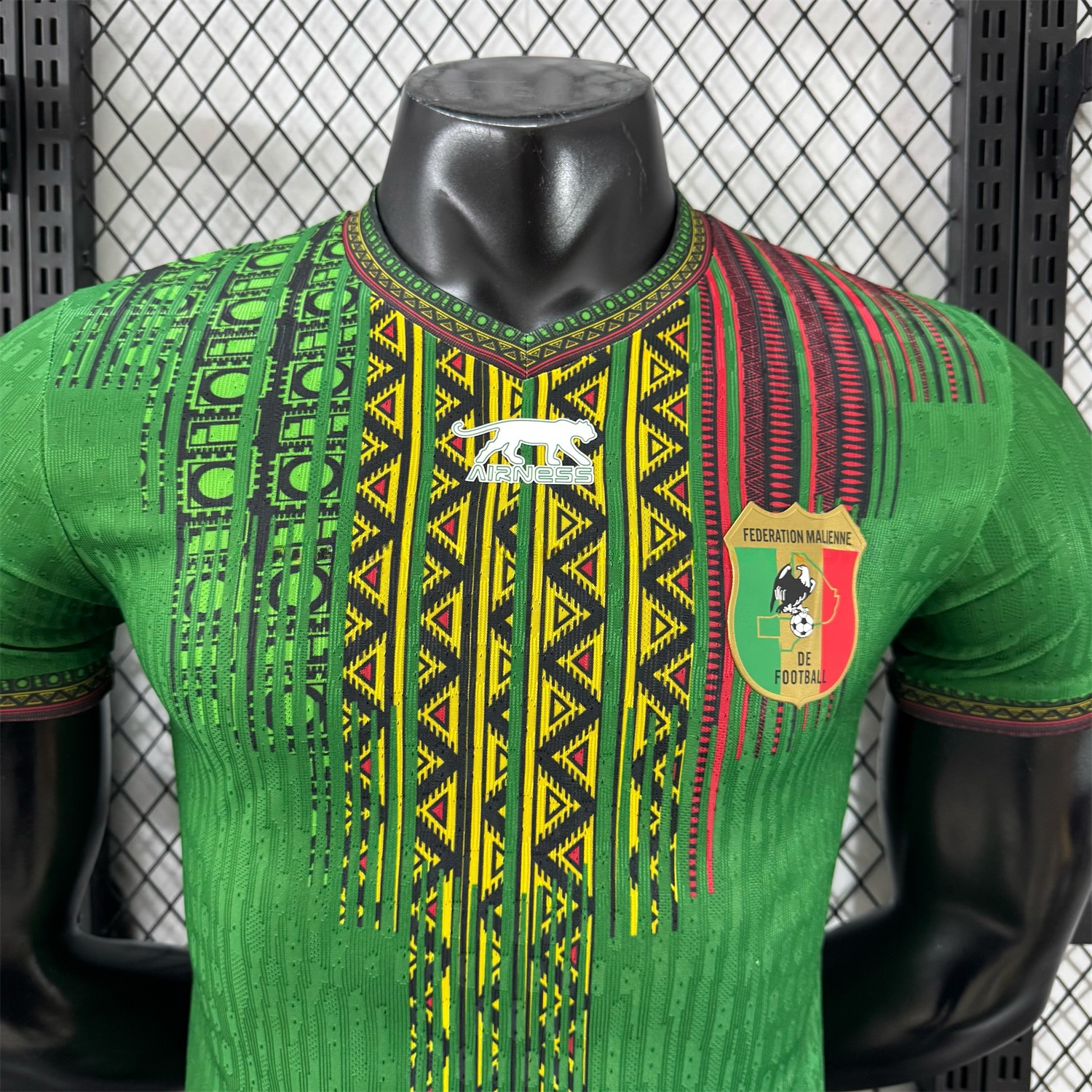 Mali 2025 Away Green Jersey - Player Version - UnitedFutballJersey