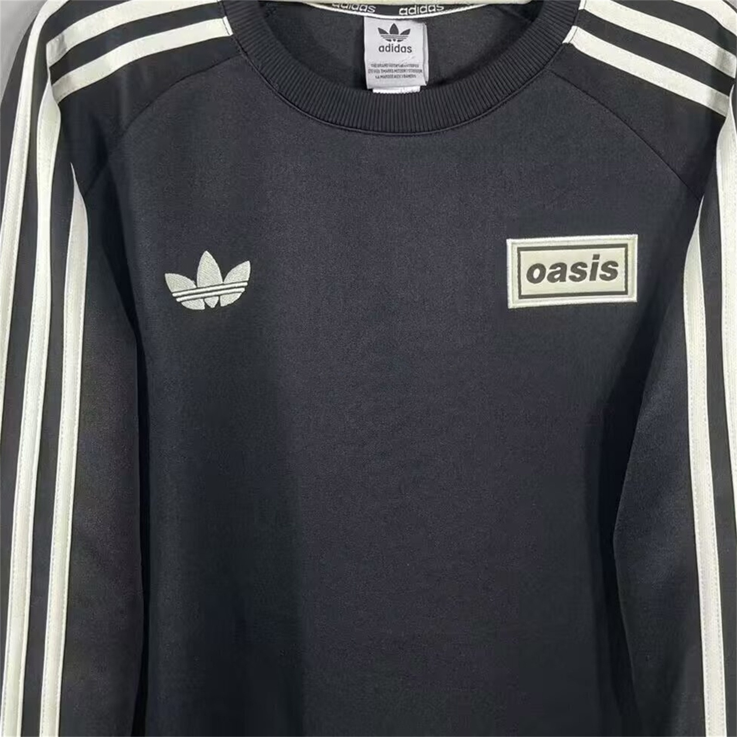 Adidas 25-26 Oasis Originals Tour Black Long Sleeves Jersey - Fans Version - UnitedFutballJersey