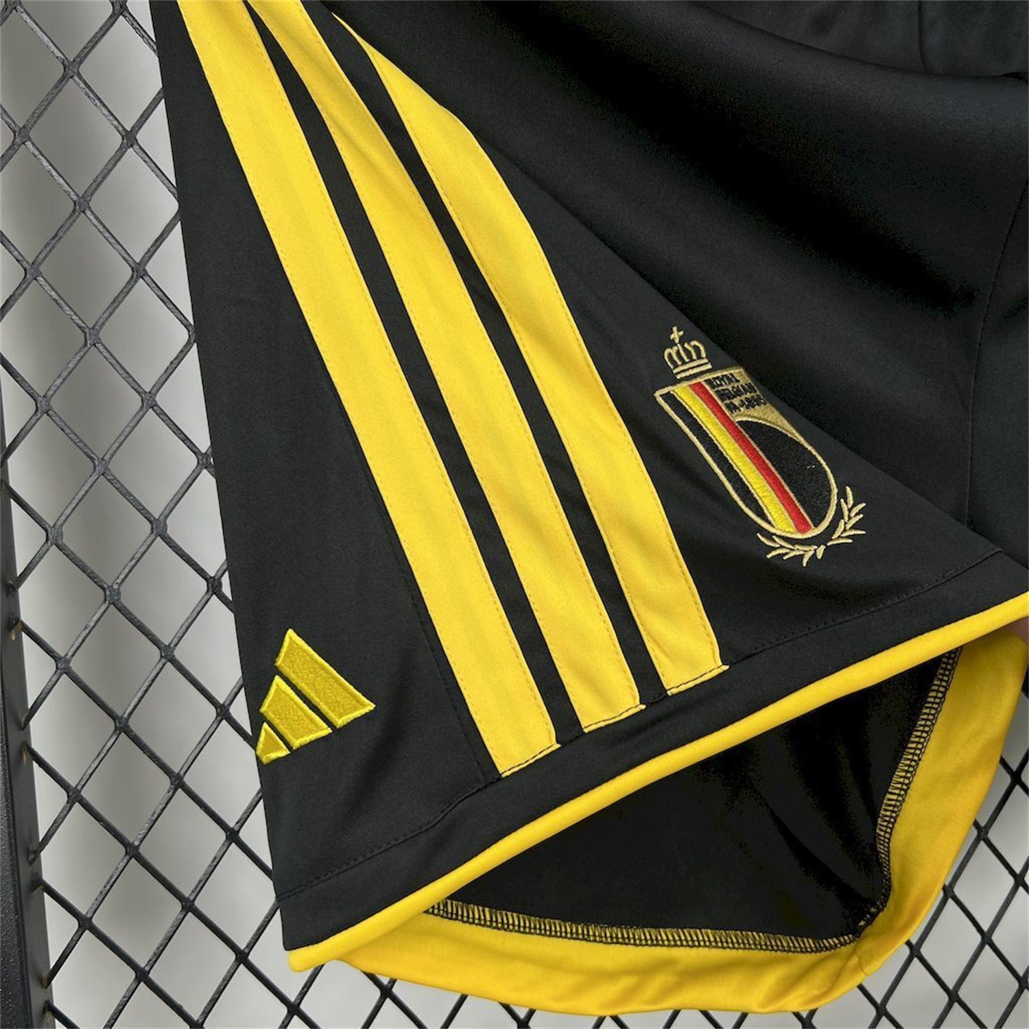 Belgium 2026 Home Black Shorts - Fans Version - UnitedFutballJersey
