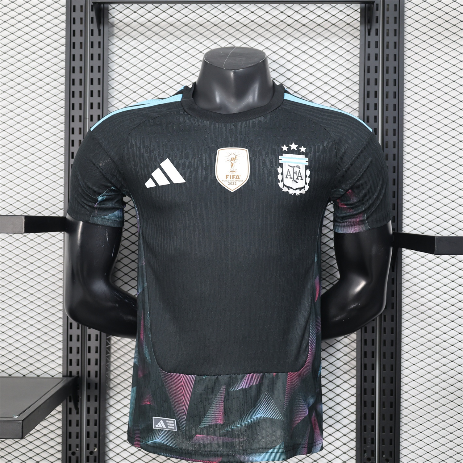 Argentina 2026 Black Pre-Match Training Jersey - Player Version - UnitedFutballJersey
