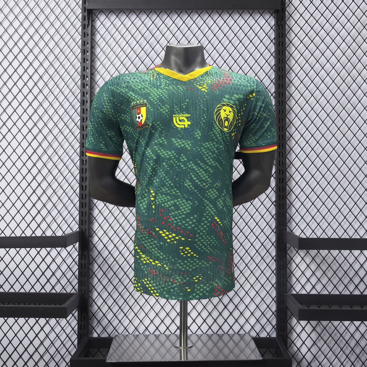 Cameroon 2026 Home Green Jersey - Player Version - UnitedFutballJersey