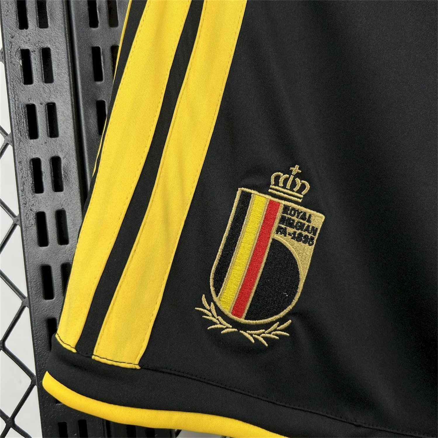 Belgium 2026 Home Black Shorts - Fans Version - UnitedFutballJersey