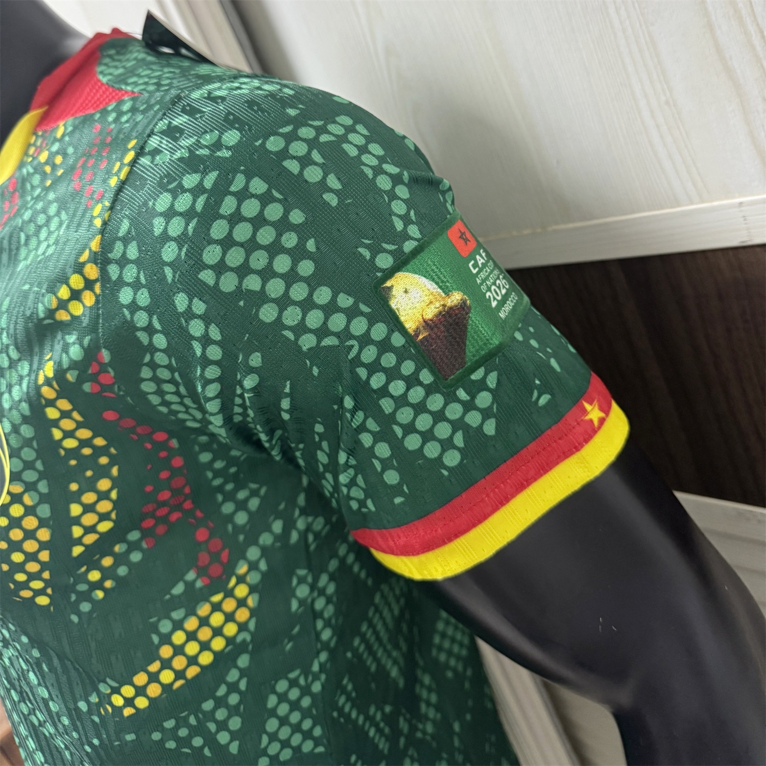 Cameroon 2026 Home Green Jersey - Player Version - UnitedFutballJersey