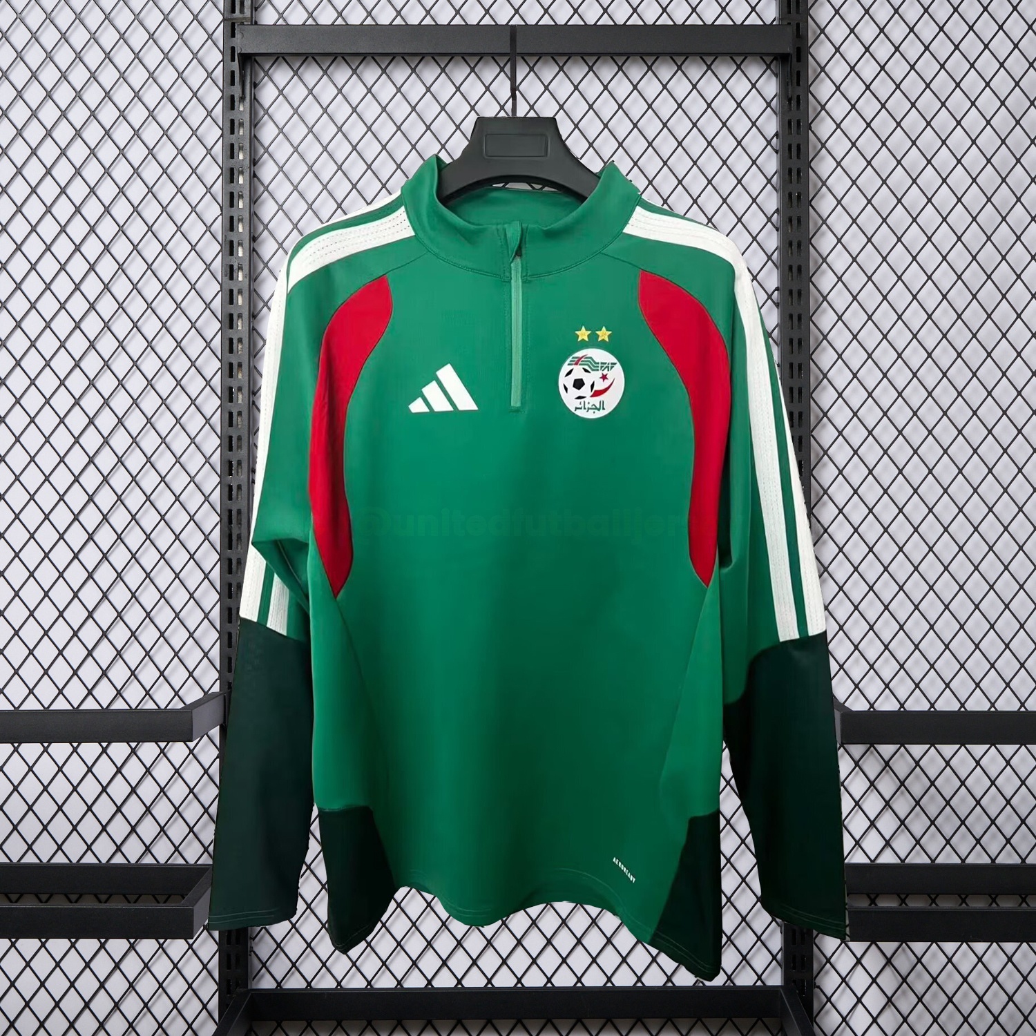 Algeria 25-26 Home Unisex Pullover Hoodie - UnitedFutballJersey