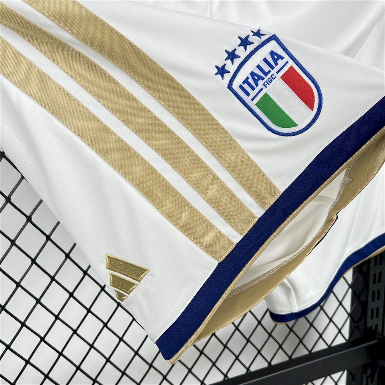 Italy 2026 Home White Shorts - Fans Version - UnitedFutballJersey