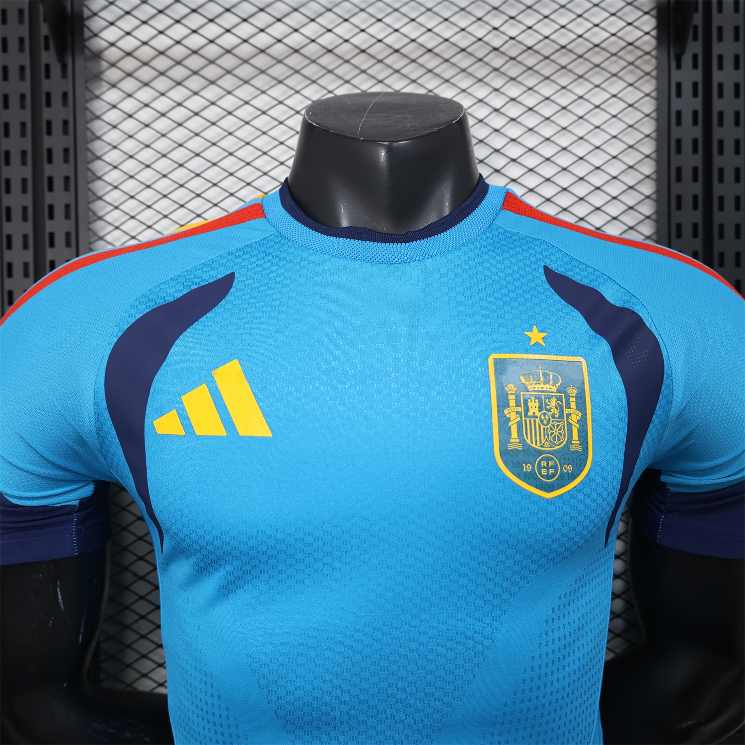 Spain 2026 Blue Pre-Match Training Jersey - Player Version - UnitedFutballJersey