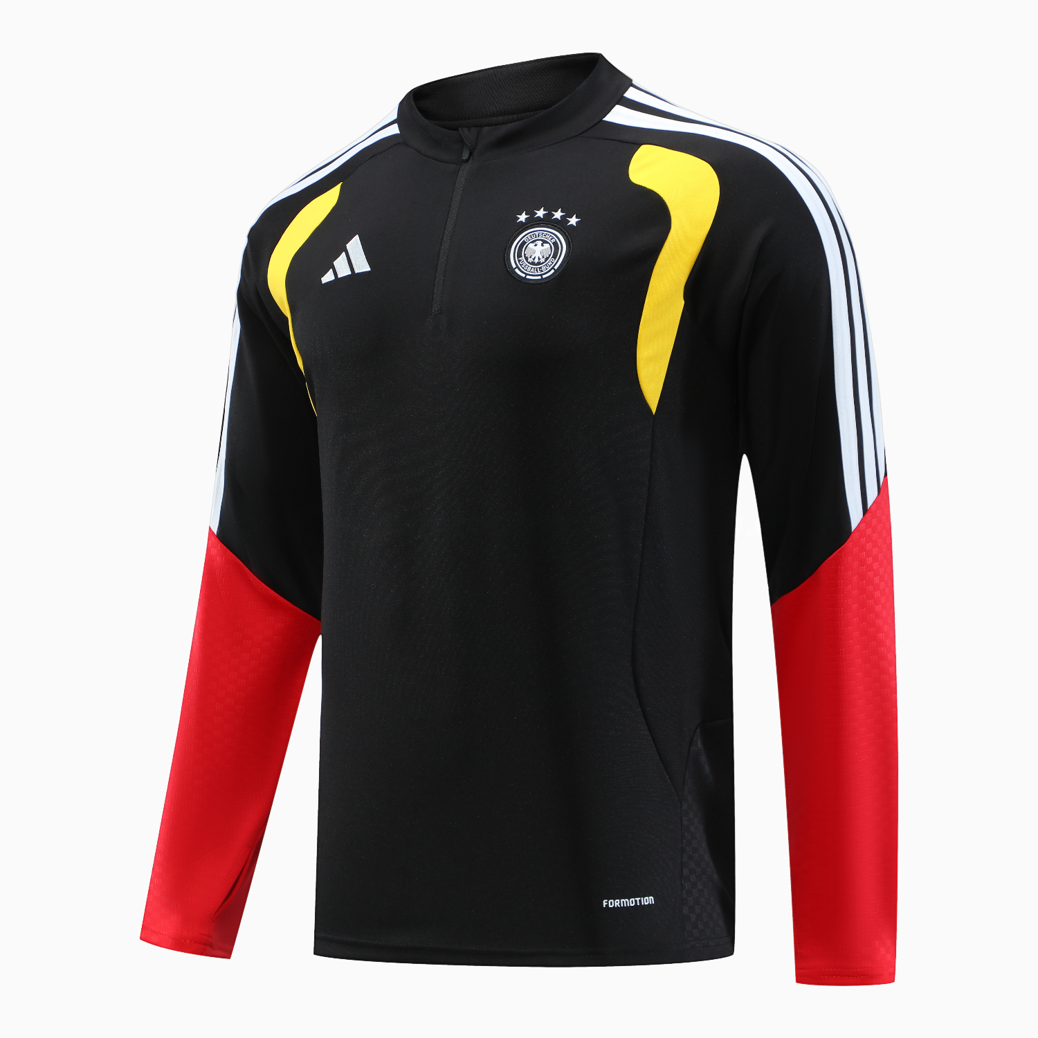 Germany 2026 Kids Long Sleeve Training Set - Black Top & Pants - UnitedFutballJersey