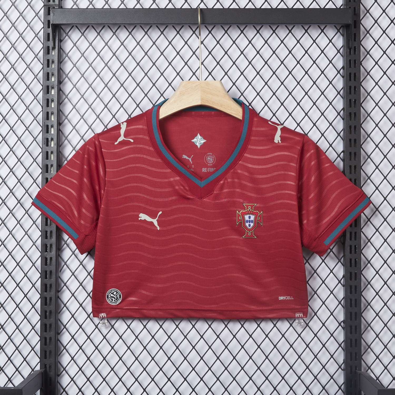 Women's Portugal 2026 Home Cropped Jersey - UnitedFutballJersey