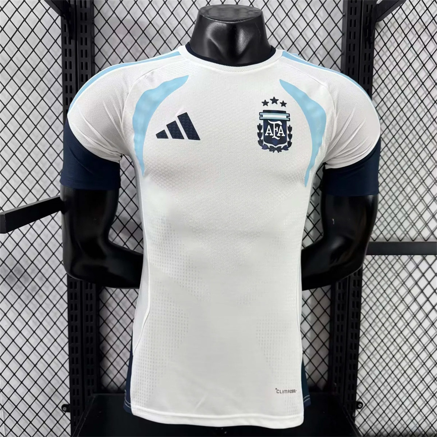 Argentina 2026 White Pre-Match Training Jersey - Player Version - UnitedFutballJersey