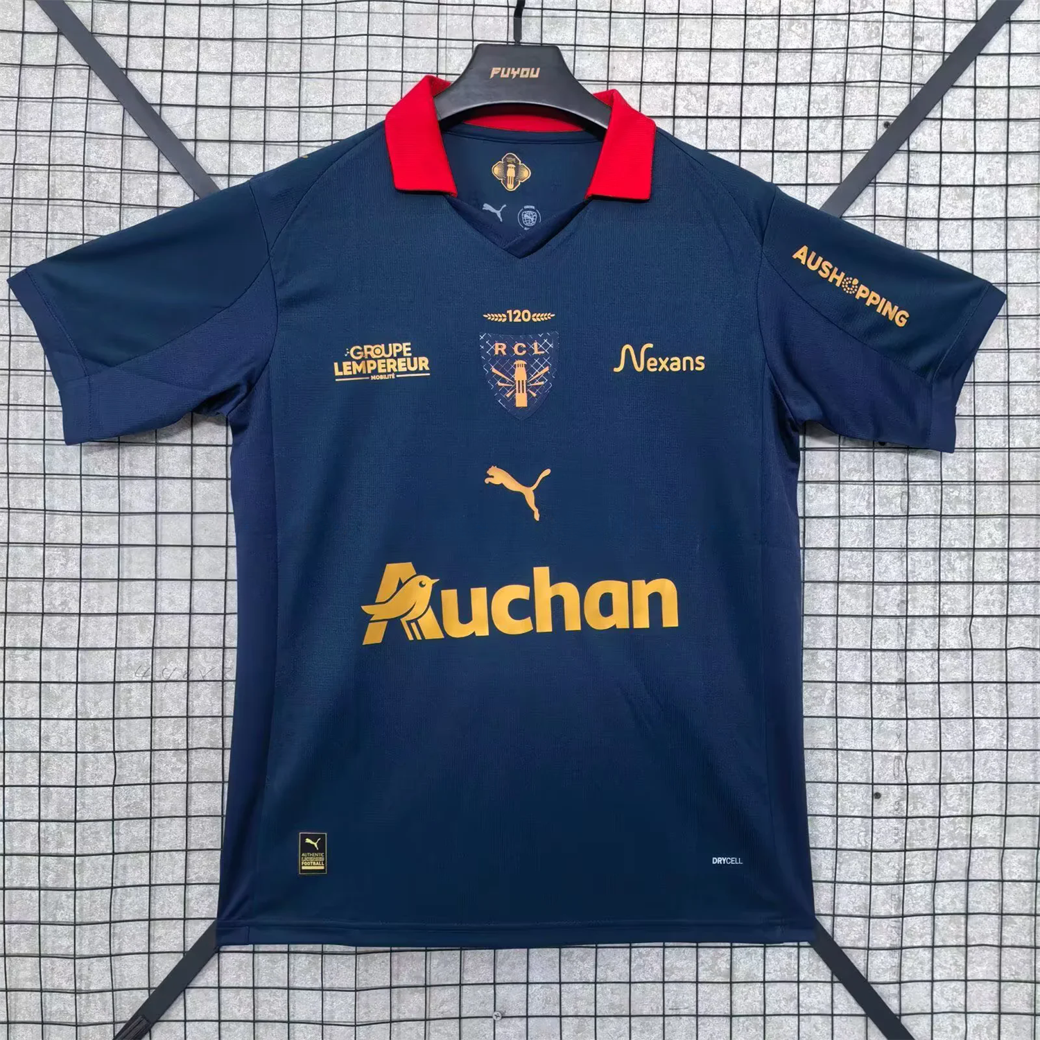 RC Lens 25-26 St. Barbara's Day Deep Blue Jersey - Fans Version - UnitedFutballJersey