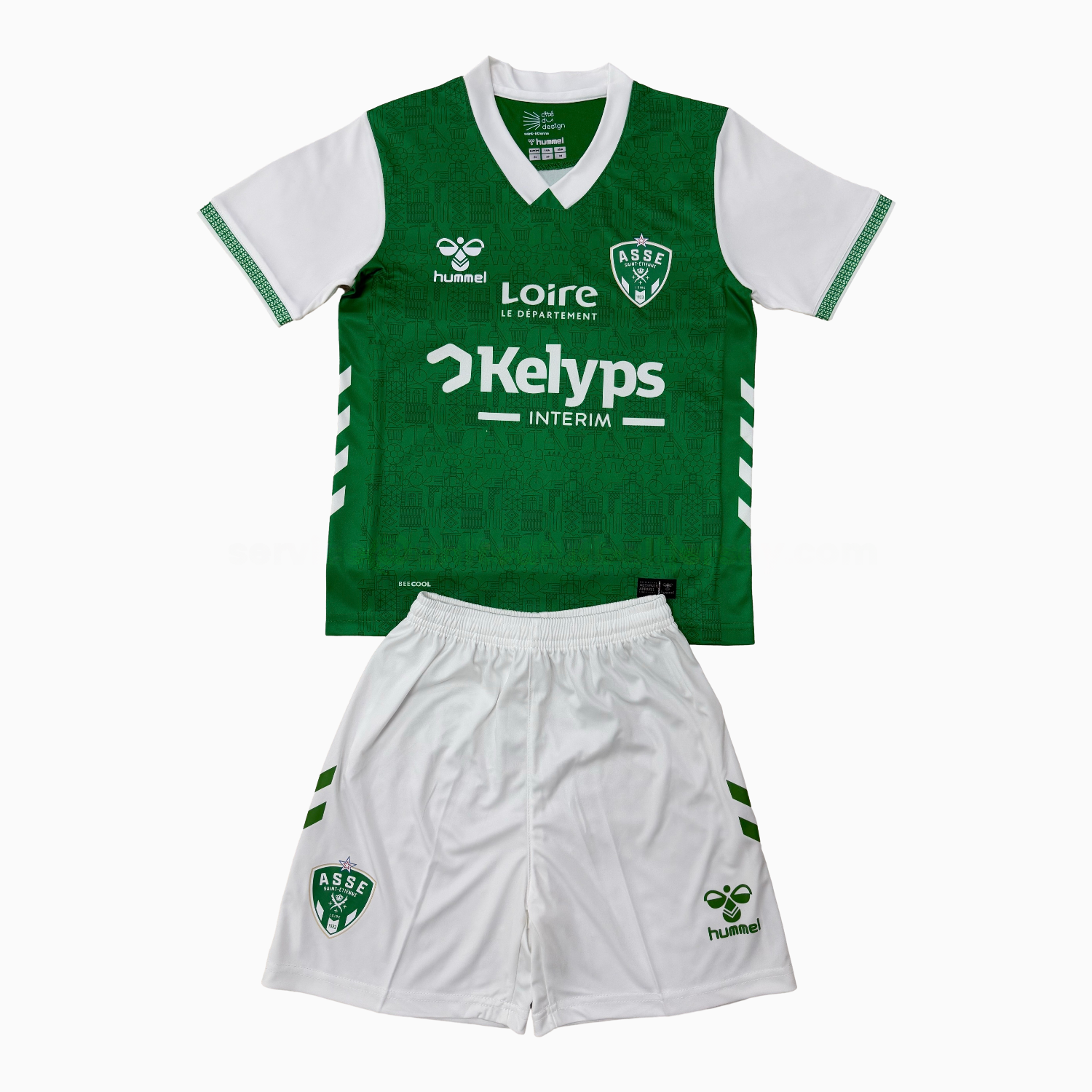 AS Saint-Etienne 25-26 Home Men's Adult Jersey Set - Fans Version - UnitedFutballJersey