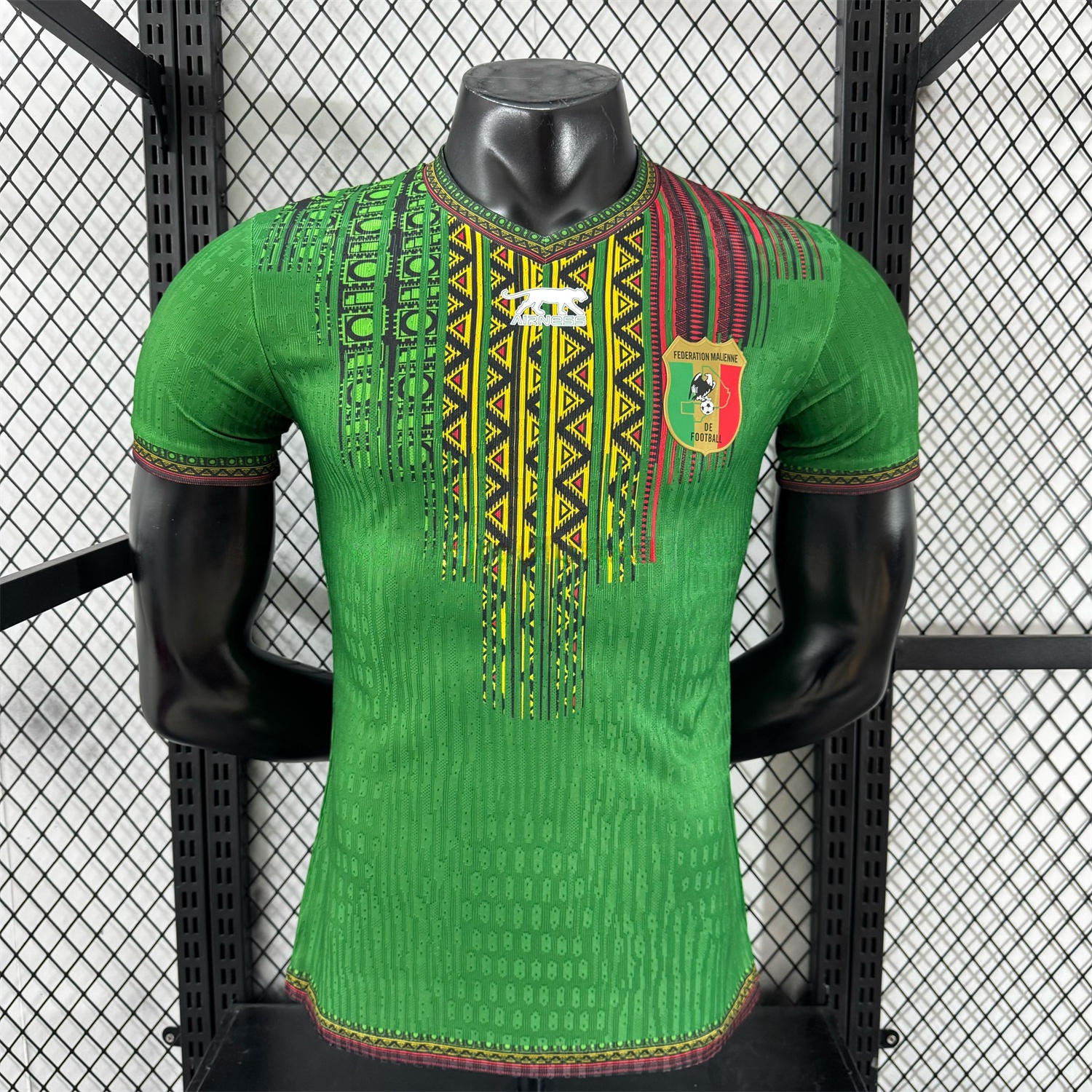 Mali 2025 Away Green Jersey - Player Version - UnitedFutballJersey