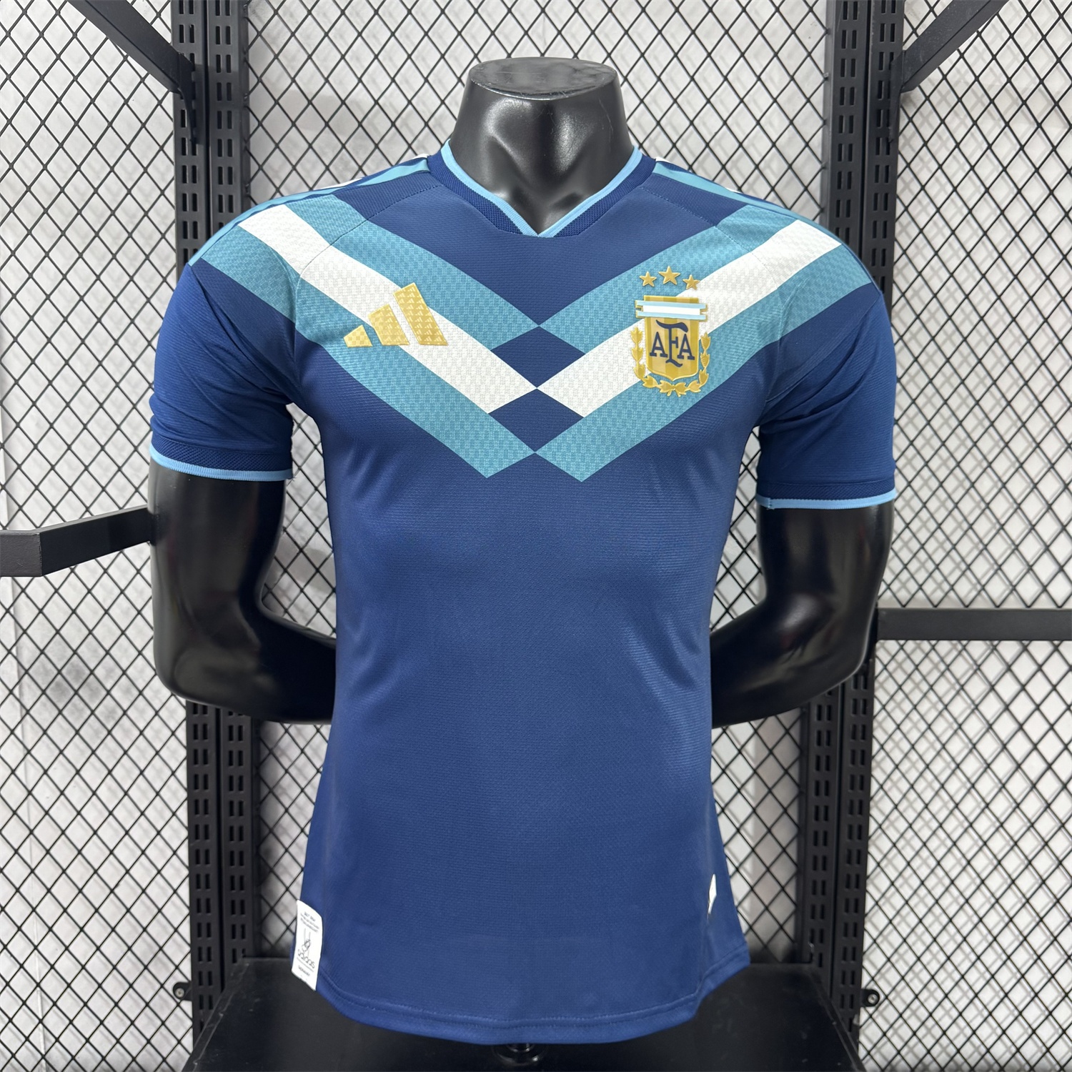 Argentina 2026 Blue Shoulder Stripes Special Jersey - Player Version - UnitedFutballJersey