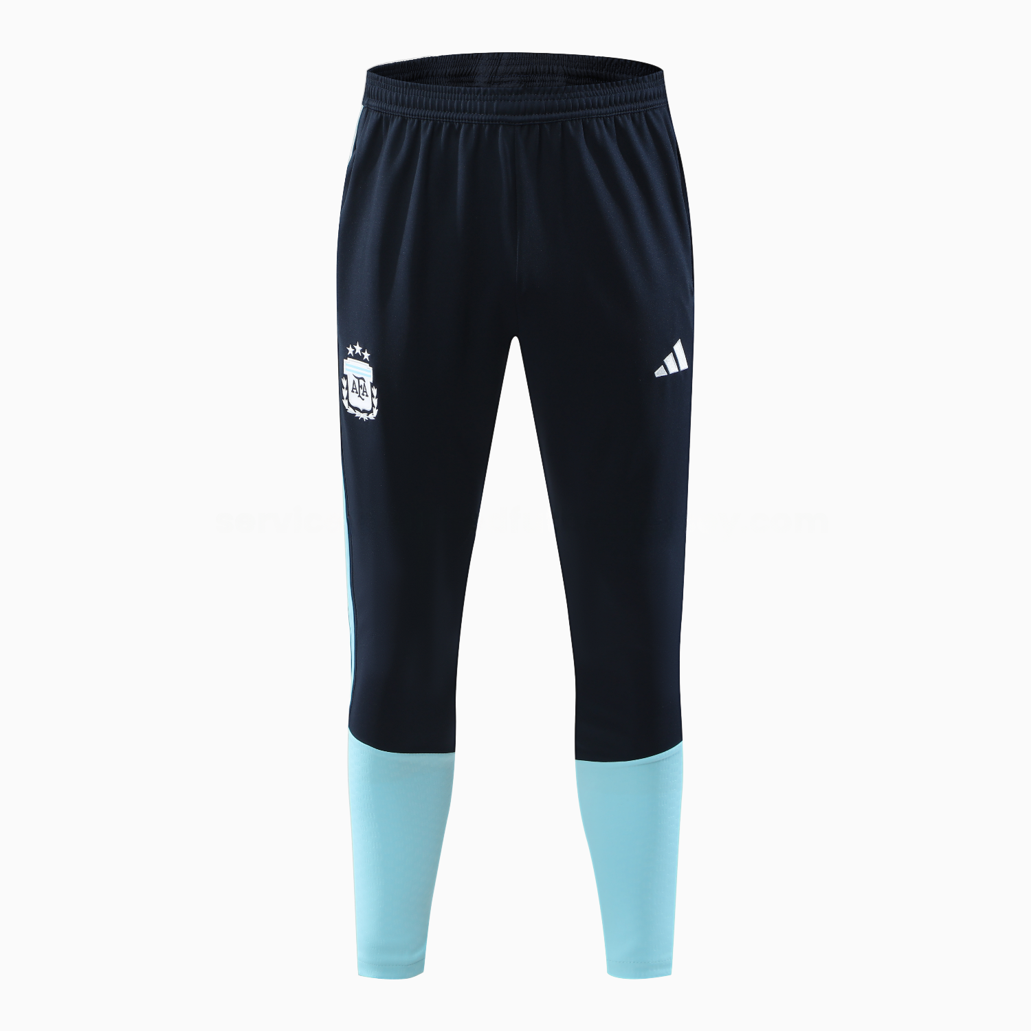 Argentina 2026 Kids Long Sleeve Training Set - Blue Black Top & Pants - UnitedFutballJersey