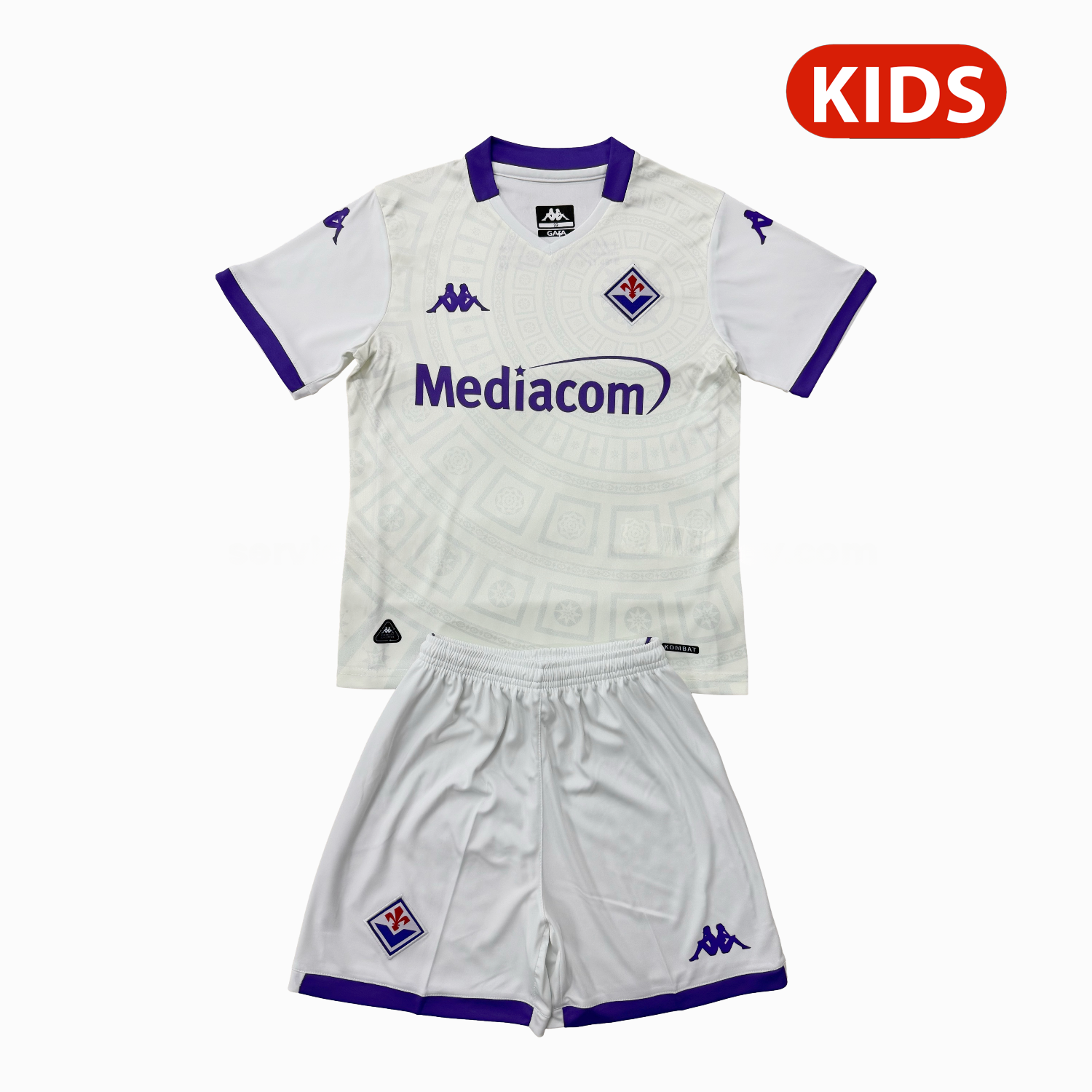 Fiorentina 25-26 Away Kids Kit - UnitedFutballJersey