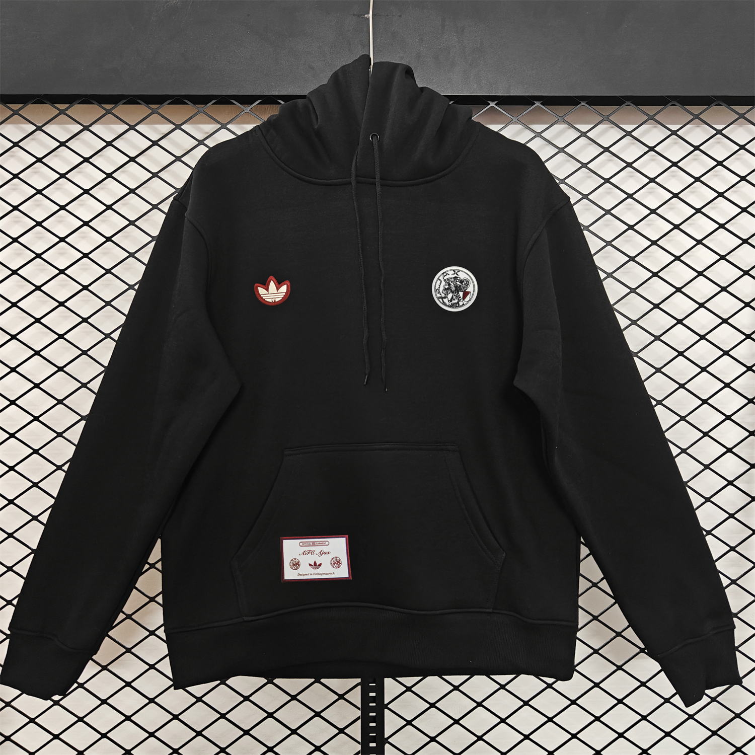 Ajax 25-26 Originals Terrace Icon Unisex Pullover Hoodie - UnitedFutballJersey
