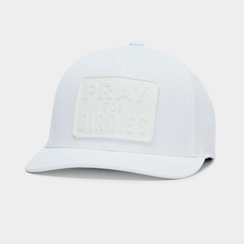 MONOCHROME PRAY FOR BIRDIES STRETCH TWILL HAT