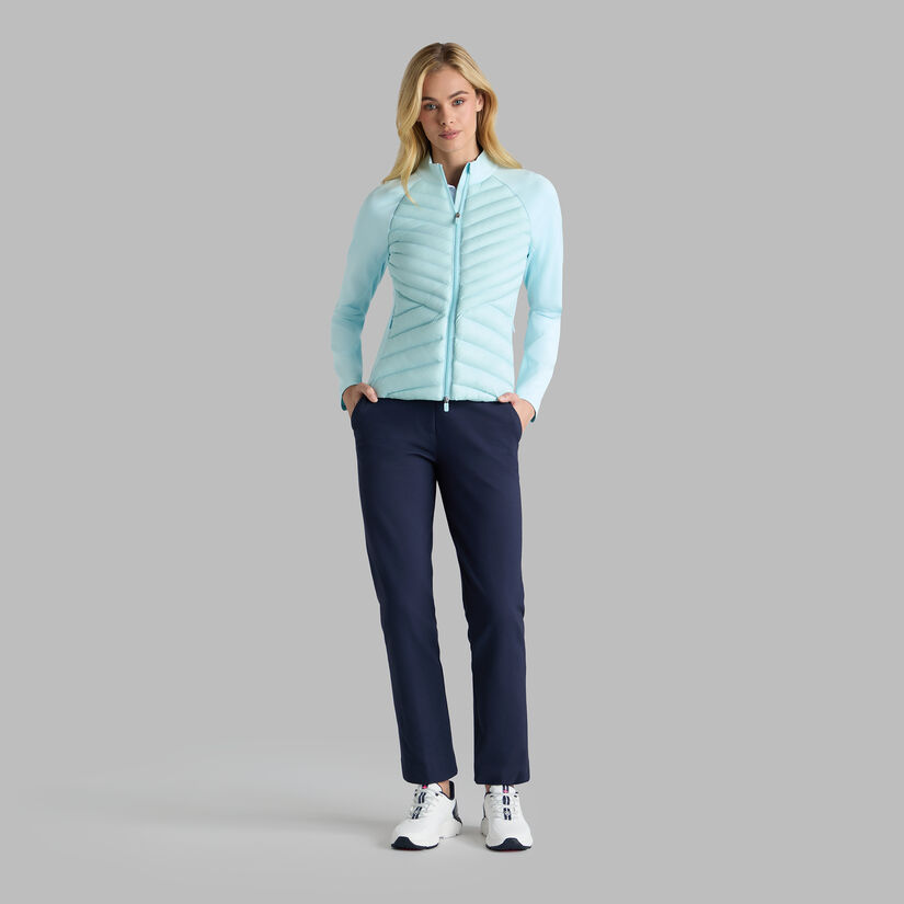 HYBRID QUILTED STRETCH TECH INTERLOCK JACKET s