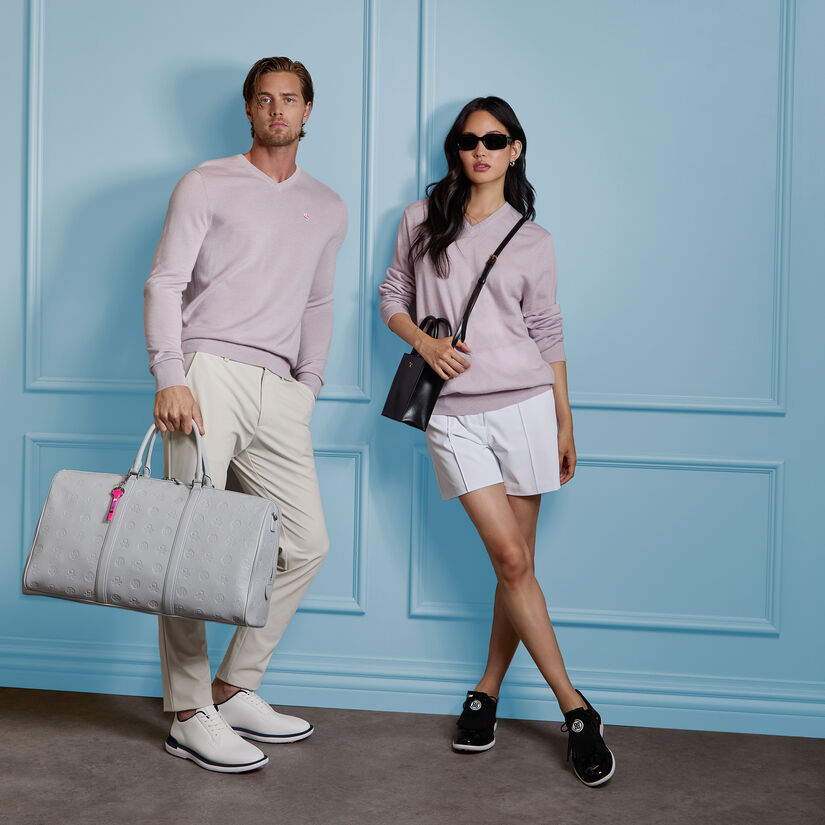 UNISEX VERSE V NECK CASHMERE SWEATER
