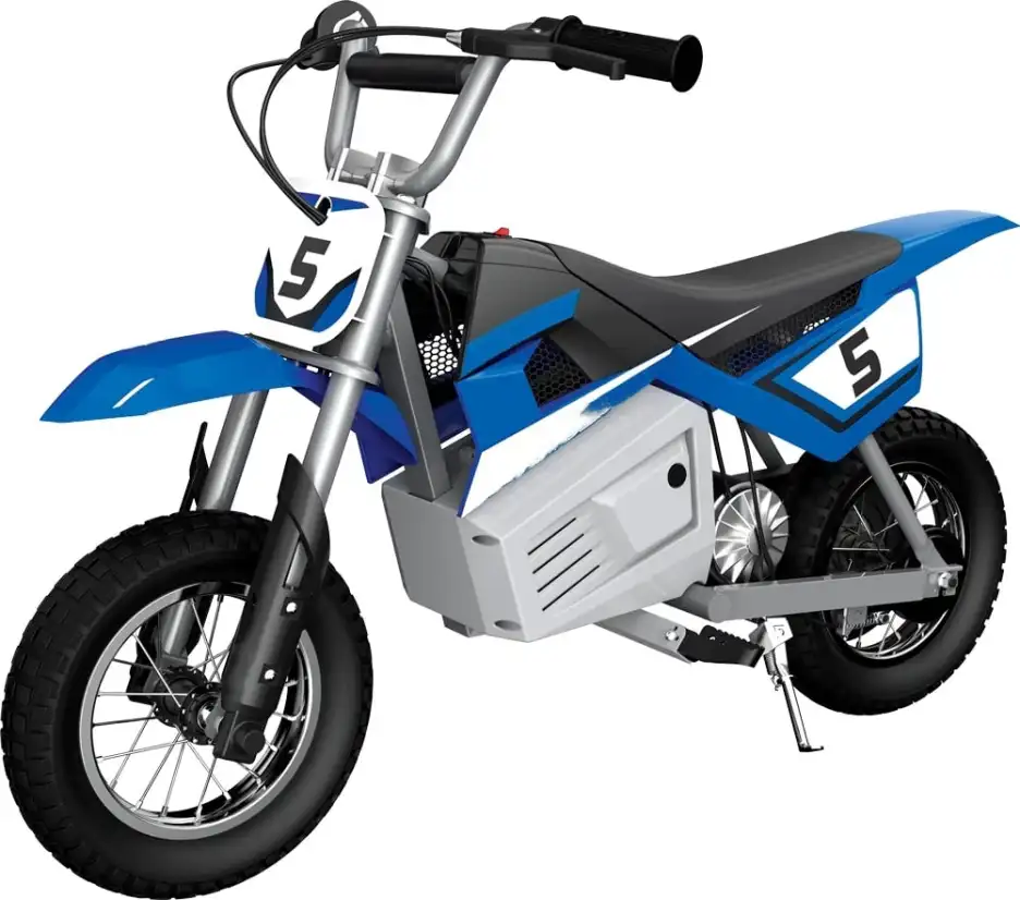 Electric bike with decals, 24V electric ride-on off-road motorcycle for children over 13 years old