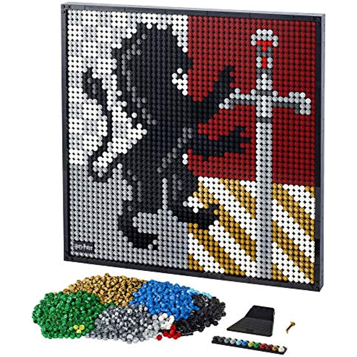 LEGO Art Harry Potter Hogwarts Crests 31201 Building Kit; Perfect for Adults Who Love Hobbies and Collectibles, New 2021 (4,249 Pieces)
