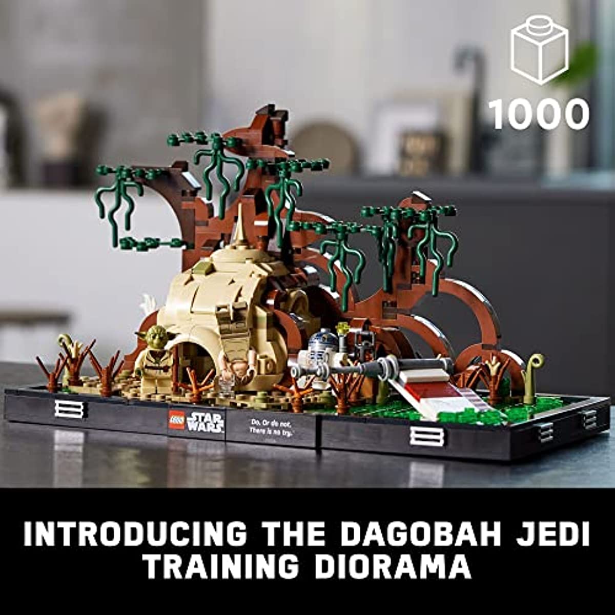 LEGO Star Wars Dagobah Jedi Training Diorama 75330 Set for Adults, with Yoda, R2-D2 and Luke Skywalker's X-Wing, Birthday Gift Idea for Men, Women, Him, Her, Room Décor Memorabilia