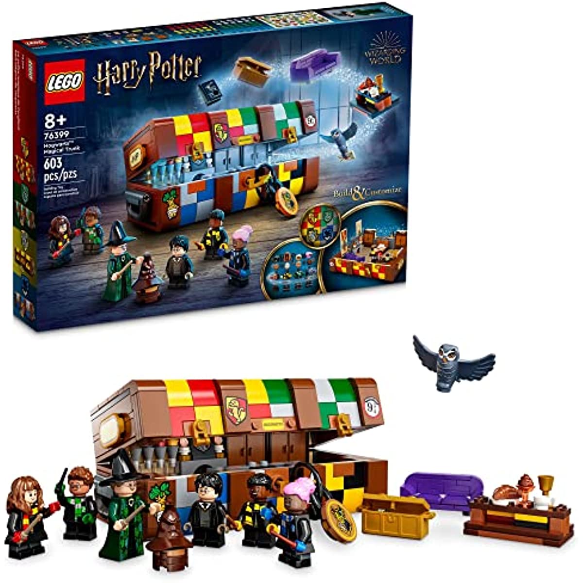 LEGO Harry Potter Hogwarts Magical Trunk 76399 Building Toy Set for Kids, Boys, and Girls Ages 8+ (603 Pieces)