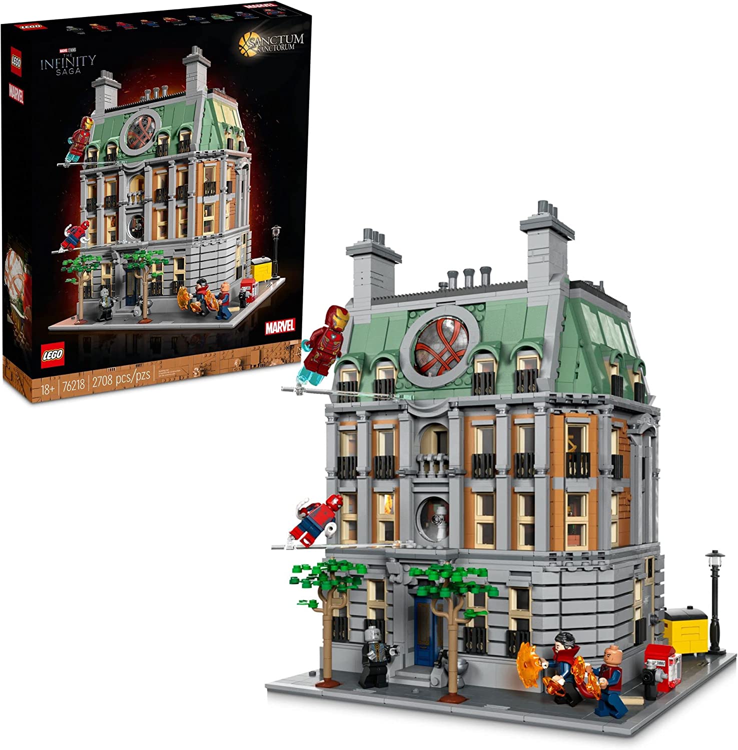 LEGO Marvel Sanctum Sanctorum 76218 Building Set for Adults (2,708 Pieces), 18.9 x 22.91 x 4.88 inches
