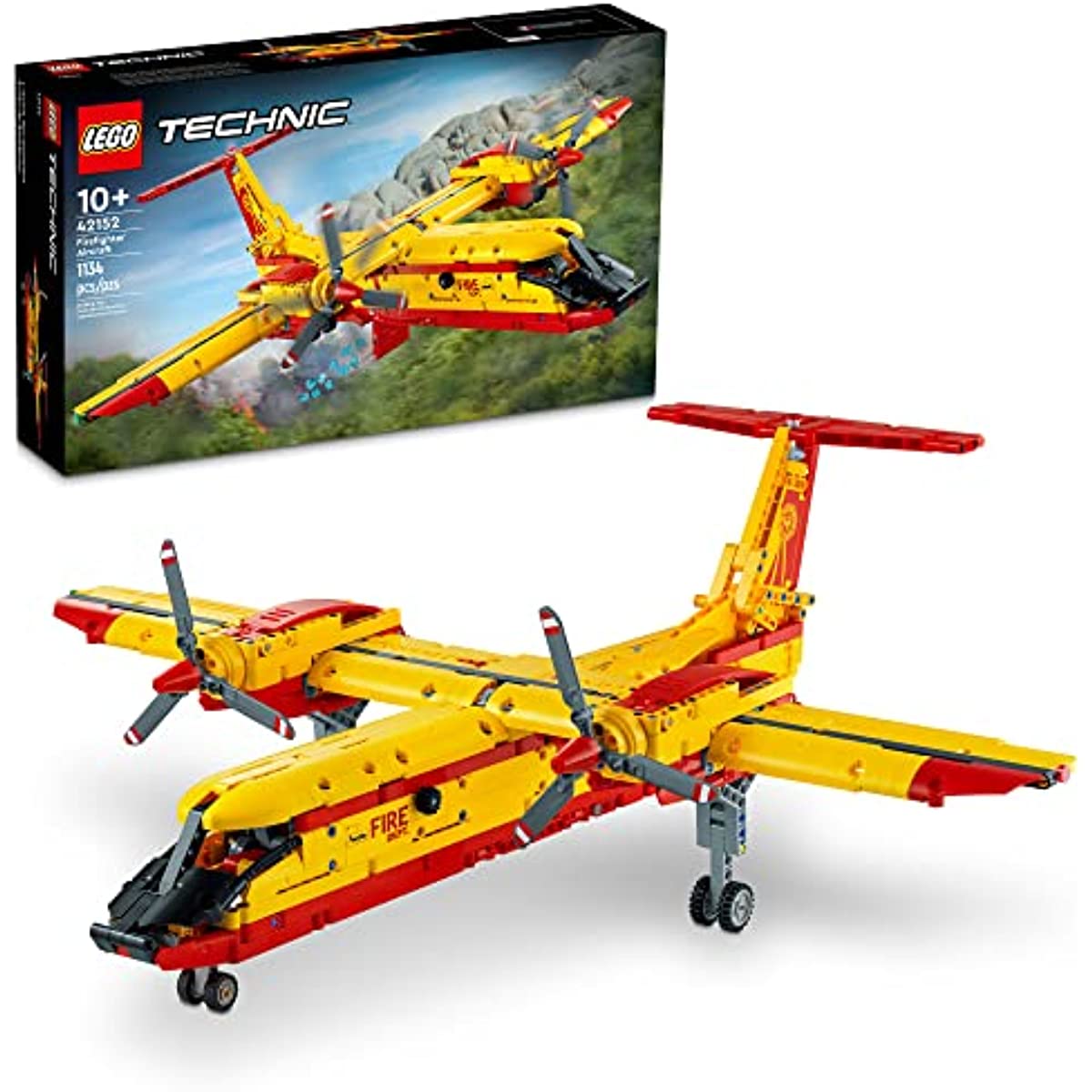 LEGO Technic Firefighter Aircraft 42152 Model Airplane Toy for Kids