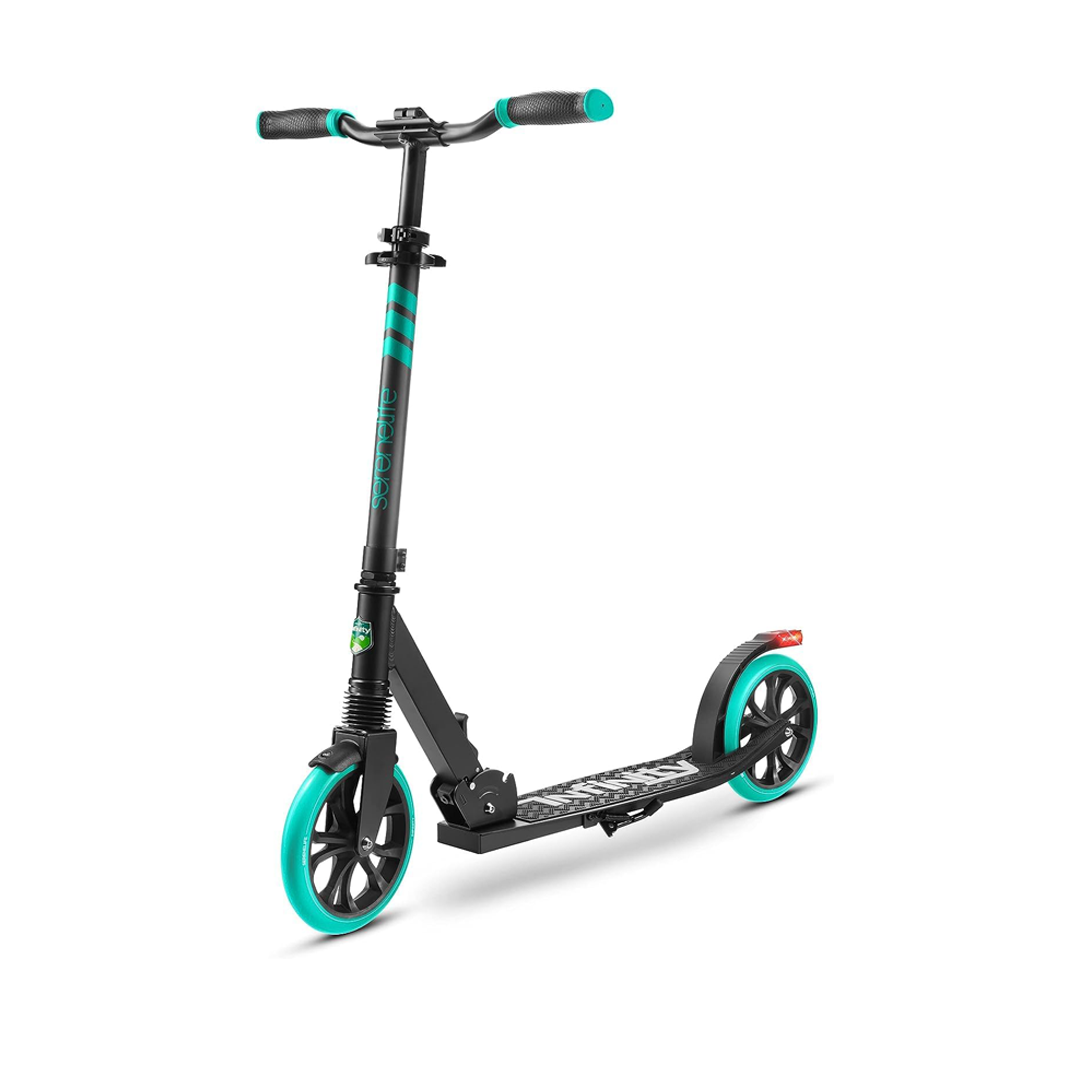 10 Colors Freestyle Scooter, Adult and Teen Scooter - Adjustable Height, All Terrain Scooter with Large Wheels and Suspension, Foldable Scooter with Easy Maneuver