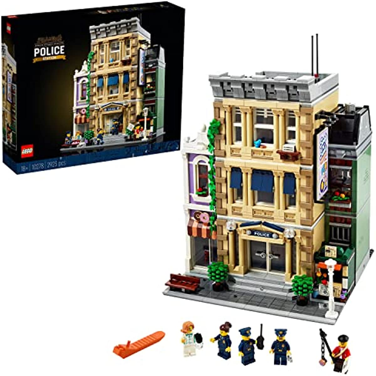 LEGO Icons Police Station 10278 Building Set for Adults (2923 Pieces)