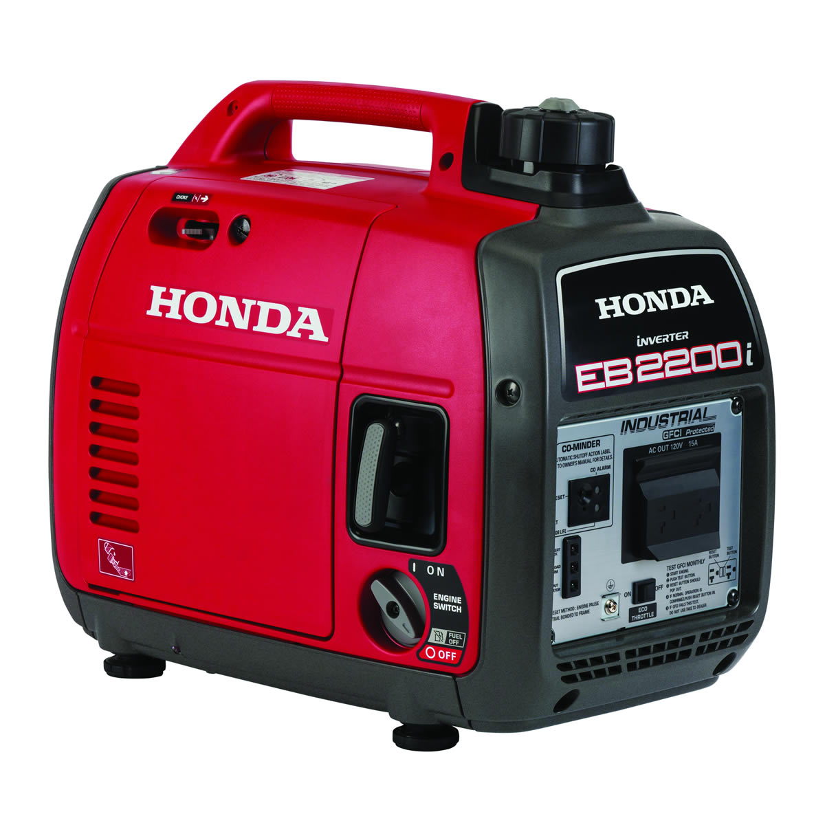 Honda EB2200i 2200 watt 120V industrial generator with CO-MINDER™