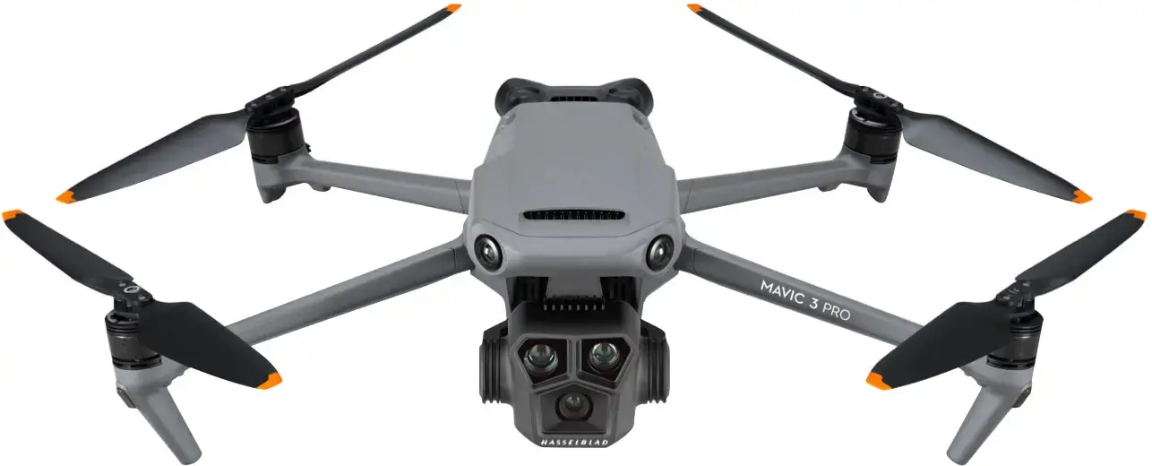 DJI - Mavic 3 Pro Fly More Combo Drone and RC Remote Control with Built-in Screen - Gray