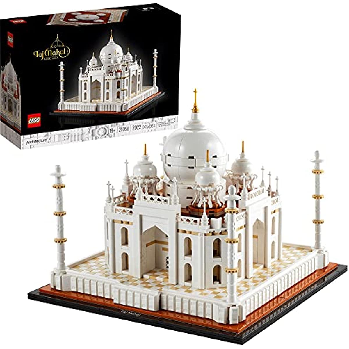 LEGO Architecture Taj Mahal 21056 Building Set for Adults (2022 Pieces)