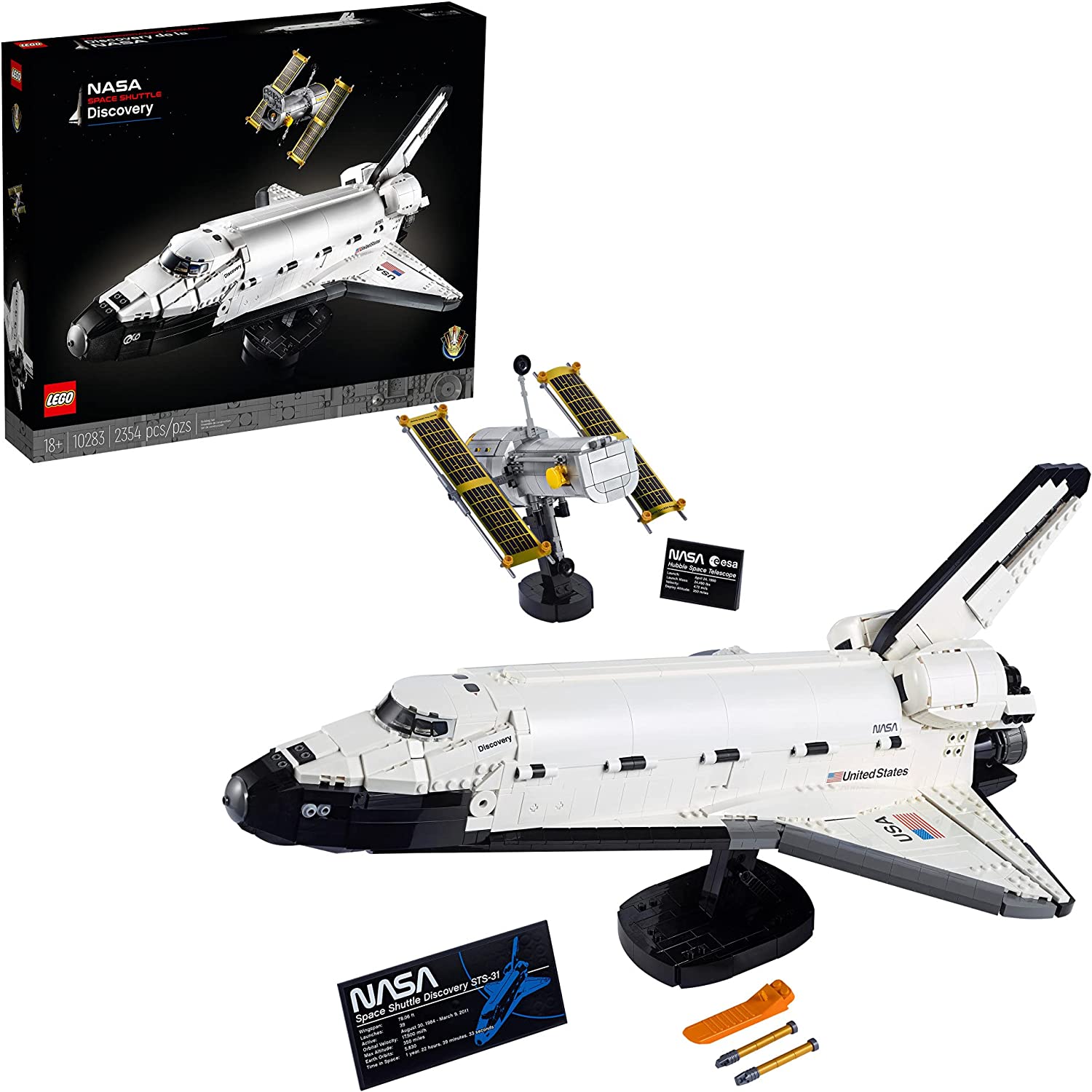 LEGO Icons NASA Space Shuttle Discovery 10283 Building Set for Adults (2354 Pieces)