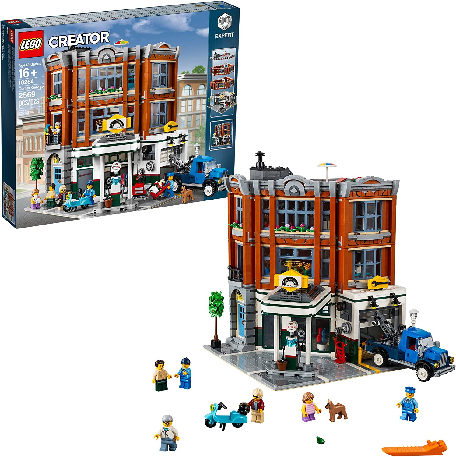 LEGO Creator Expert Corner Garage 10264 Building Kit (2569 Pieces)