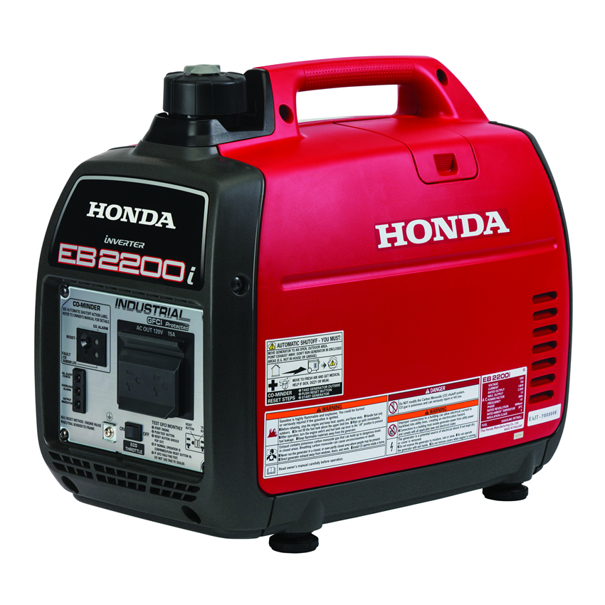 Honda EB2200i 2200 watt 120V industrial generator with CO-MINDER™