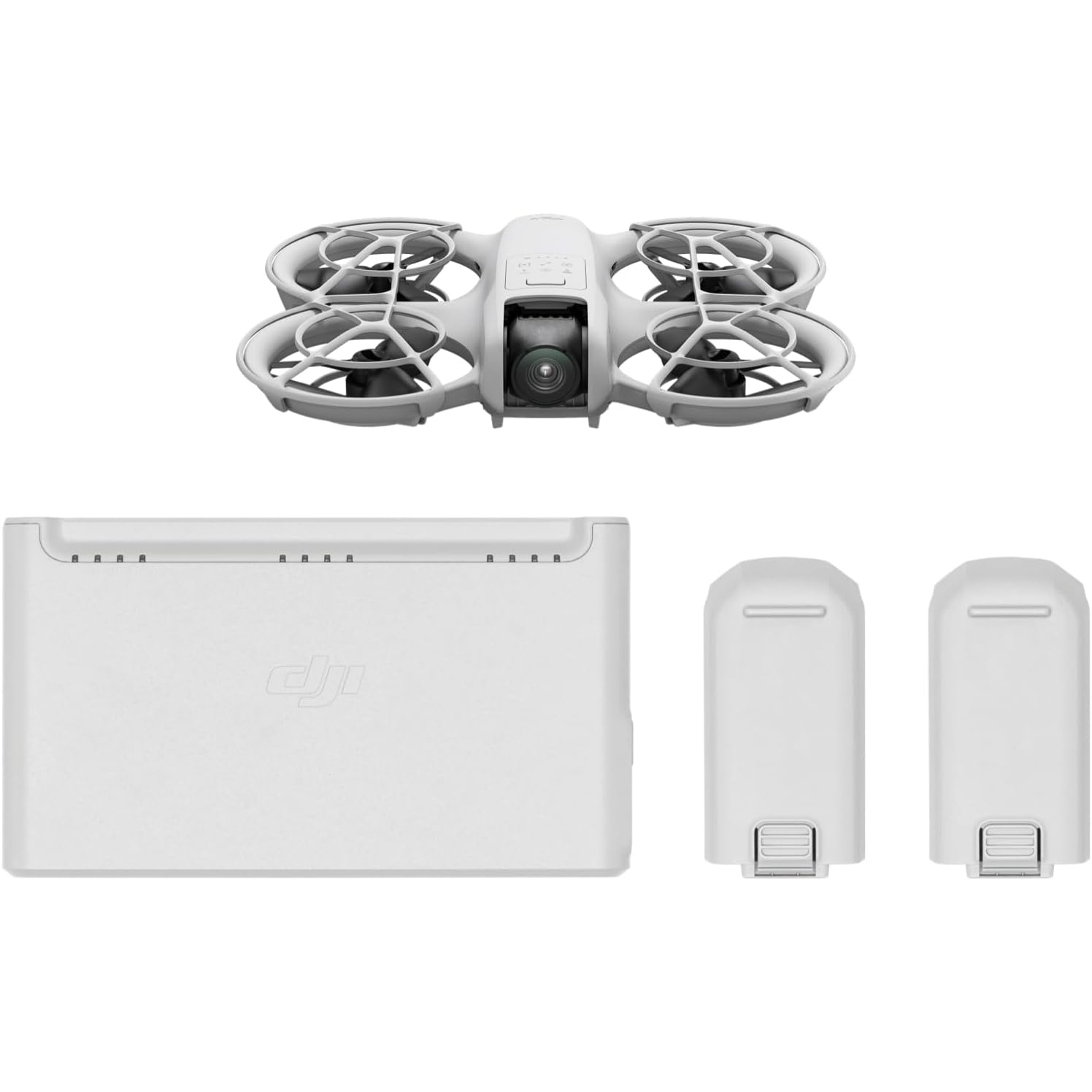 DJI Neo, Mini Drone with 4K UHD Camera for Adults, 135g Self Flying Drone that Follows You, Palm Takeoff, AI Subject Tracking, QuickShots, Stabilized Video, Built-In Propeller Guard (Controller-Free)