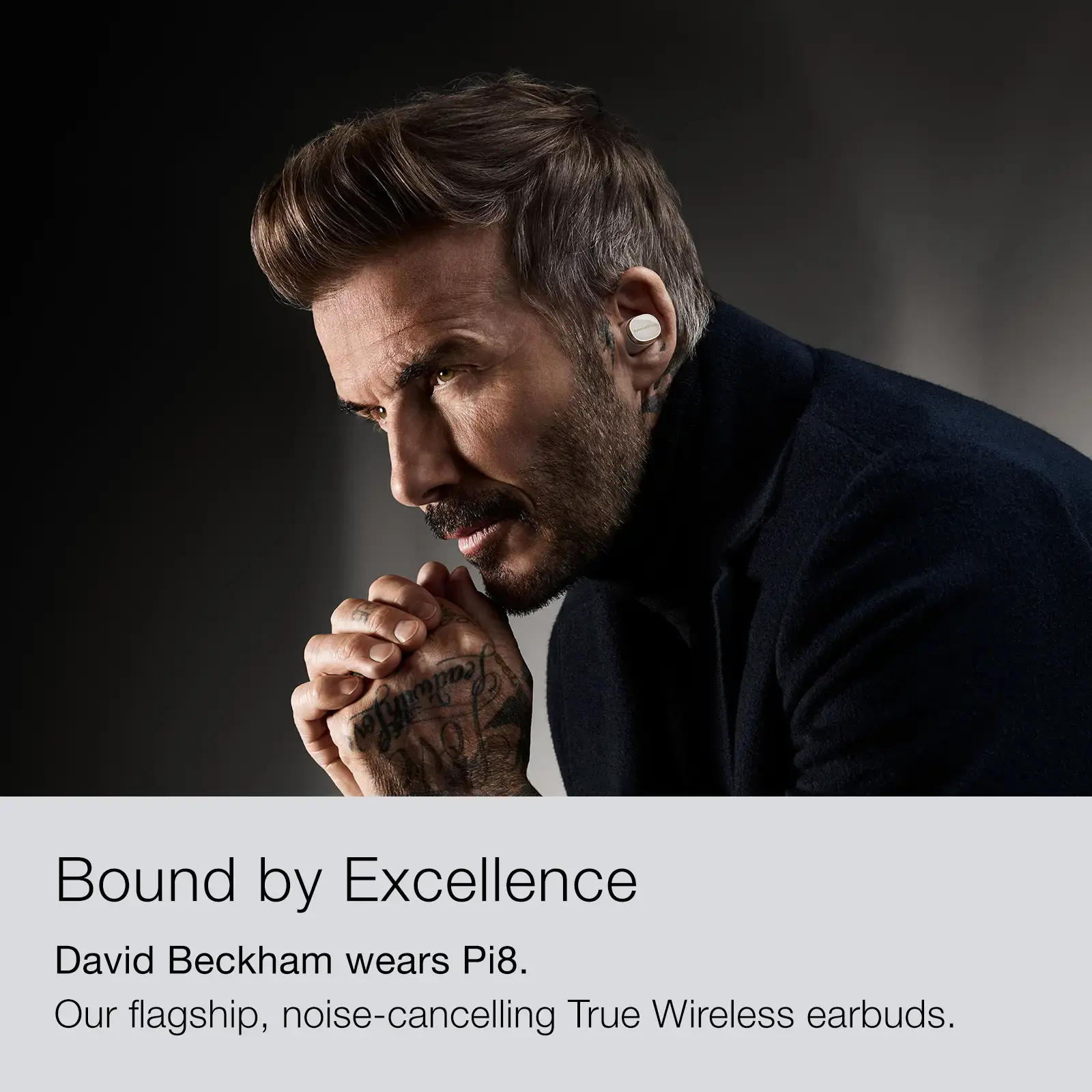 Bowers & Wilkins - Pi8 True Wireless Noise Cancelling In-Ear Earbuds - Dove White