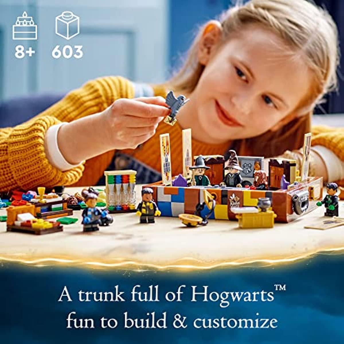 LEGO Harry Potter Hogwarts Magical Trunk 76399 Building Toy Set for Kids, Boys, and Girls Ages 8+ (603 Pieces)